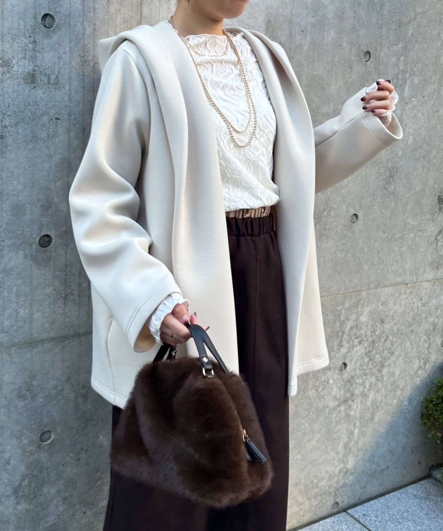 Jena　espace merveilleux(ジェナ　エスパスメルヴェイユ) ダンボールフードジャケット