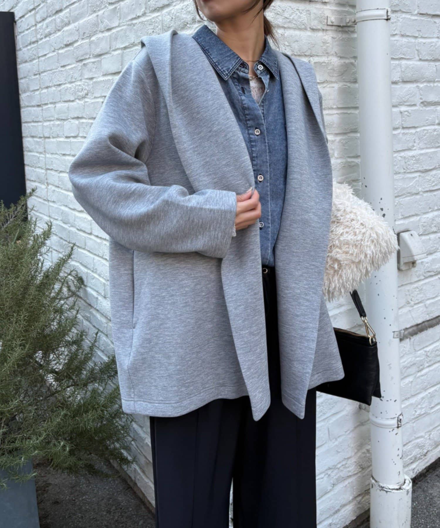 Jena　espace merveilleux(ジェナ　エスパスメルヴェイユ) ダンボールフードジャケット