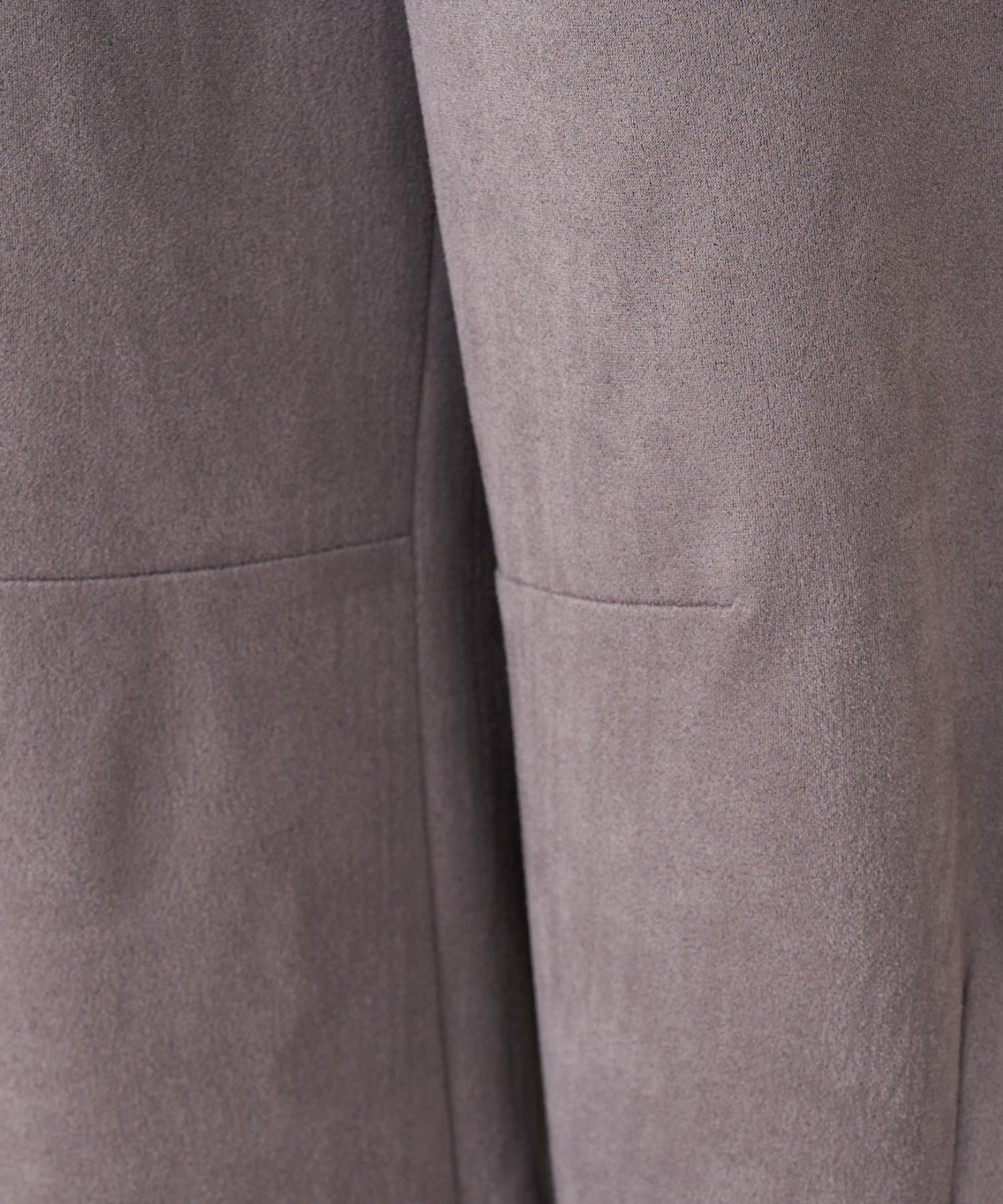 Jena　espace merveilleux(ジェナ　エスパスメルヴェイユ) レイヤード風スエードカーブパンツ