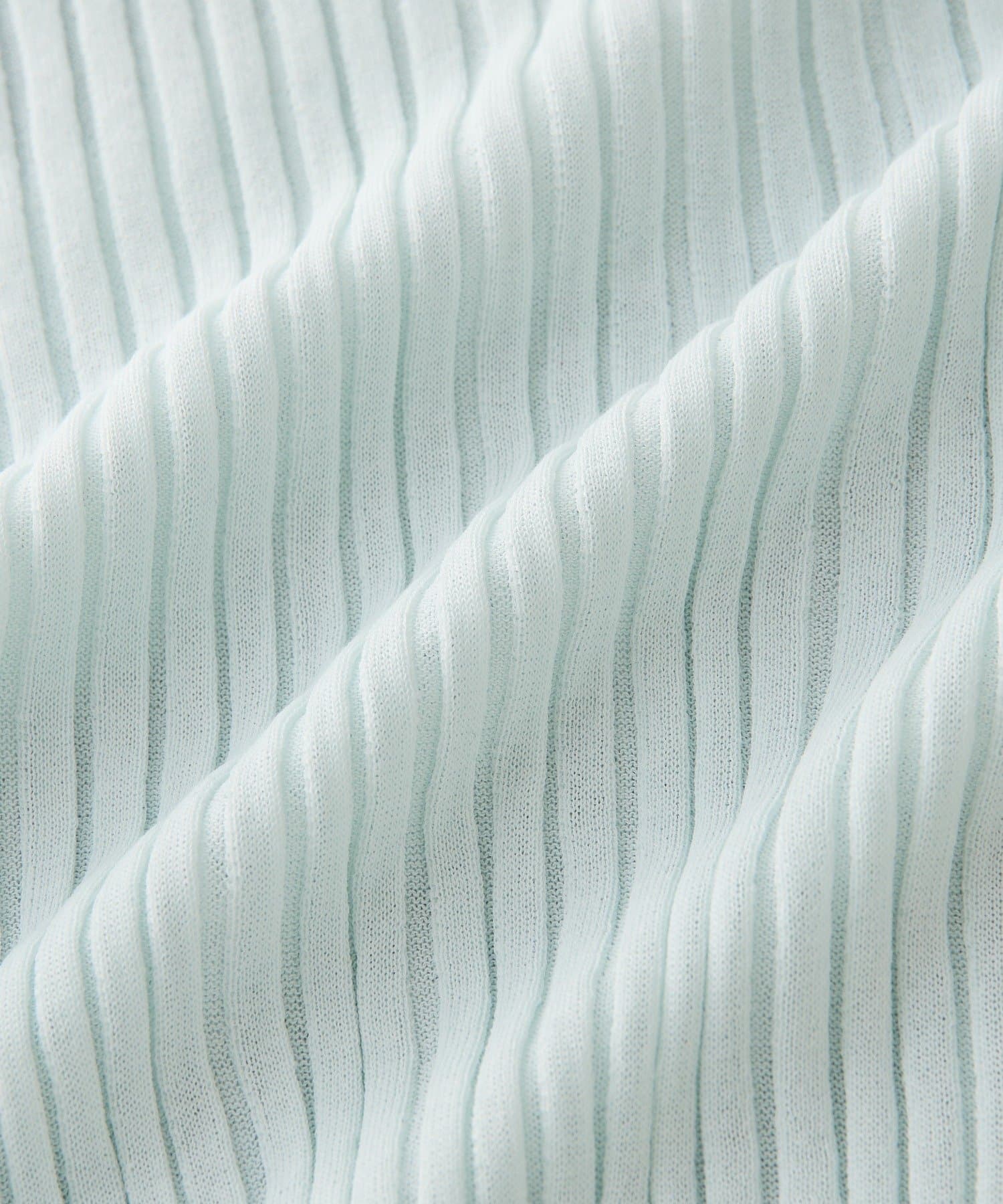 RIVE DROITE(リヴドロワ) 予約【レイヤード風の袖口】シアーカフスリブニット