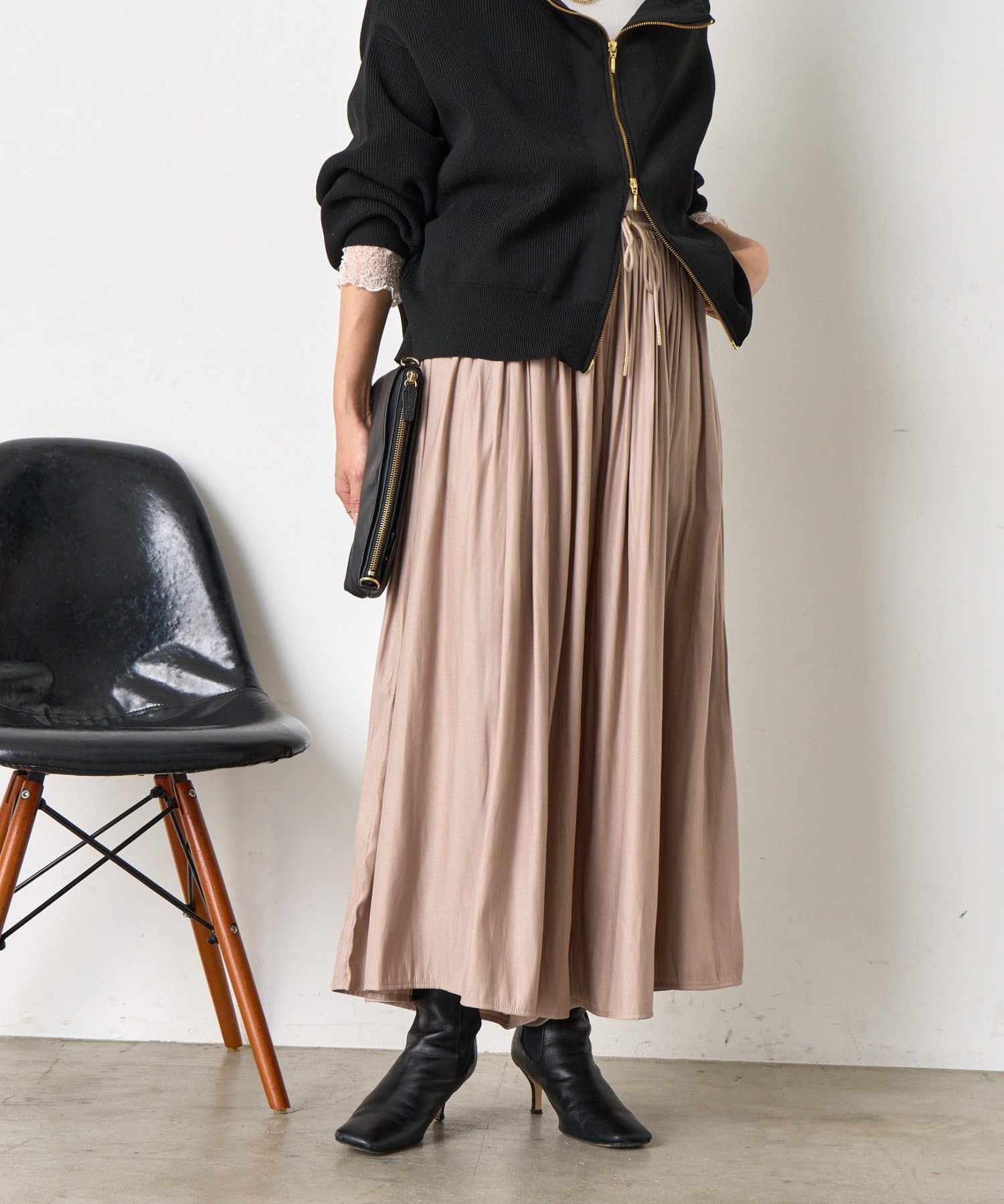 Jena　espace merveilleux(ジェナ　エスパスメルヴェイユ) ウエストギャザースカーチョ