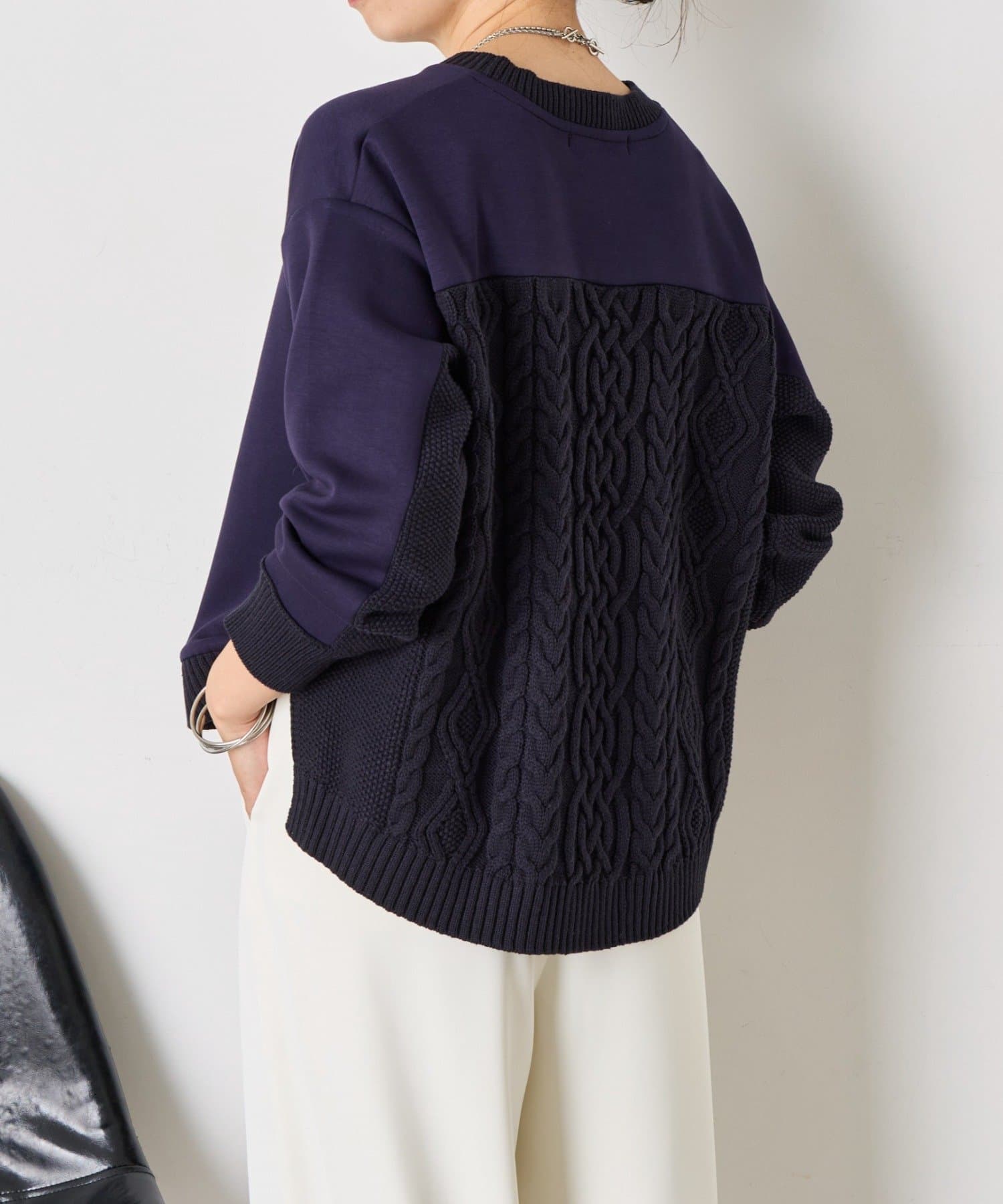 Jena　espace merveilleux(ジェナ　エスパスメルヴェイユ) ケーブルドッキングプルオーバー