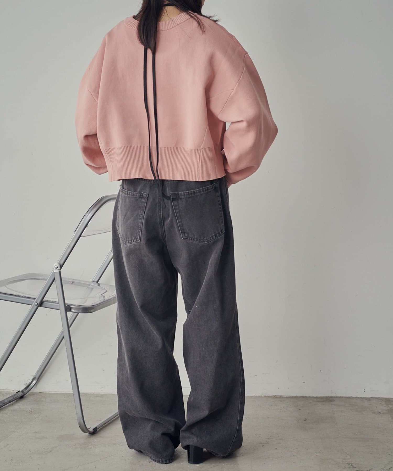 -goocy-(グーシー) 【ワードローブ必須！】ワイドストレートデニムパンツ