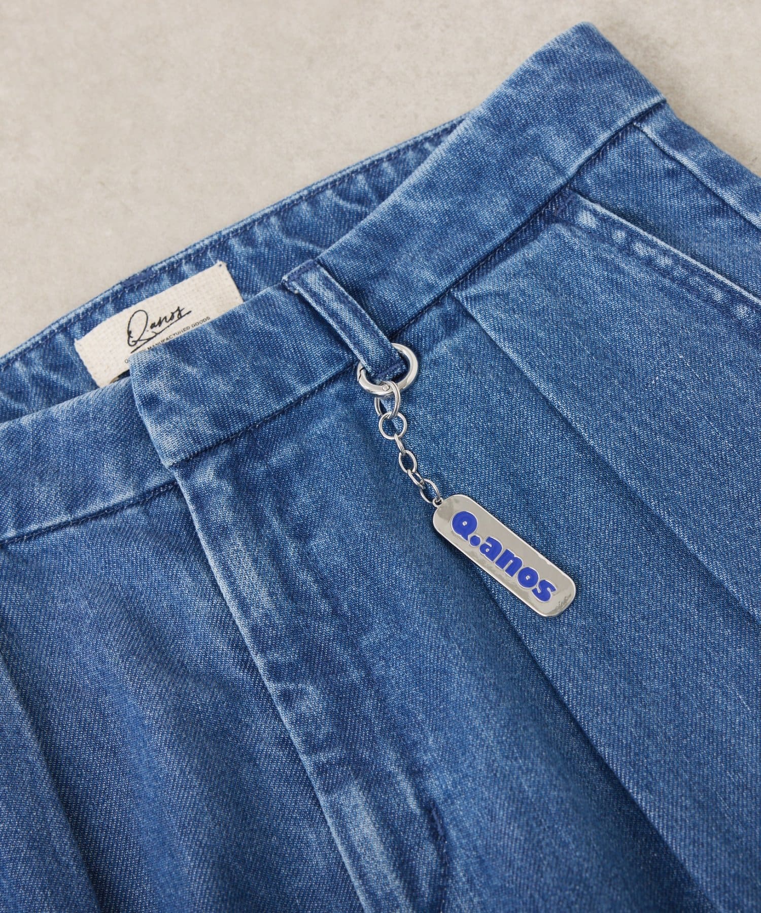 COLLAGE GALLARDAGALANTE(コラージュ ガリャルダガランテ) 【身体のラインカバー】Q.anosチャームタックワイドパンツ