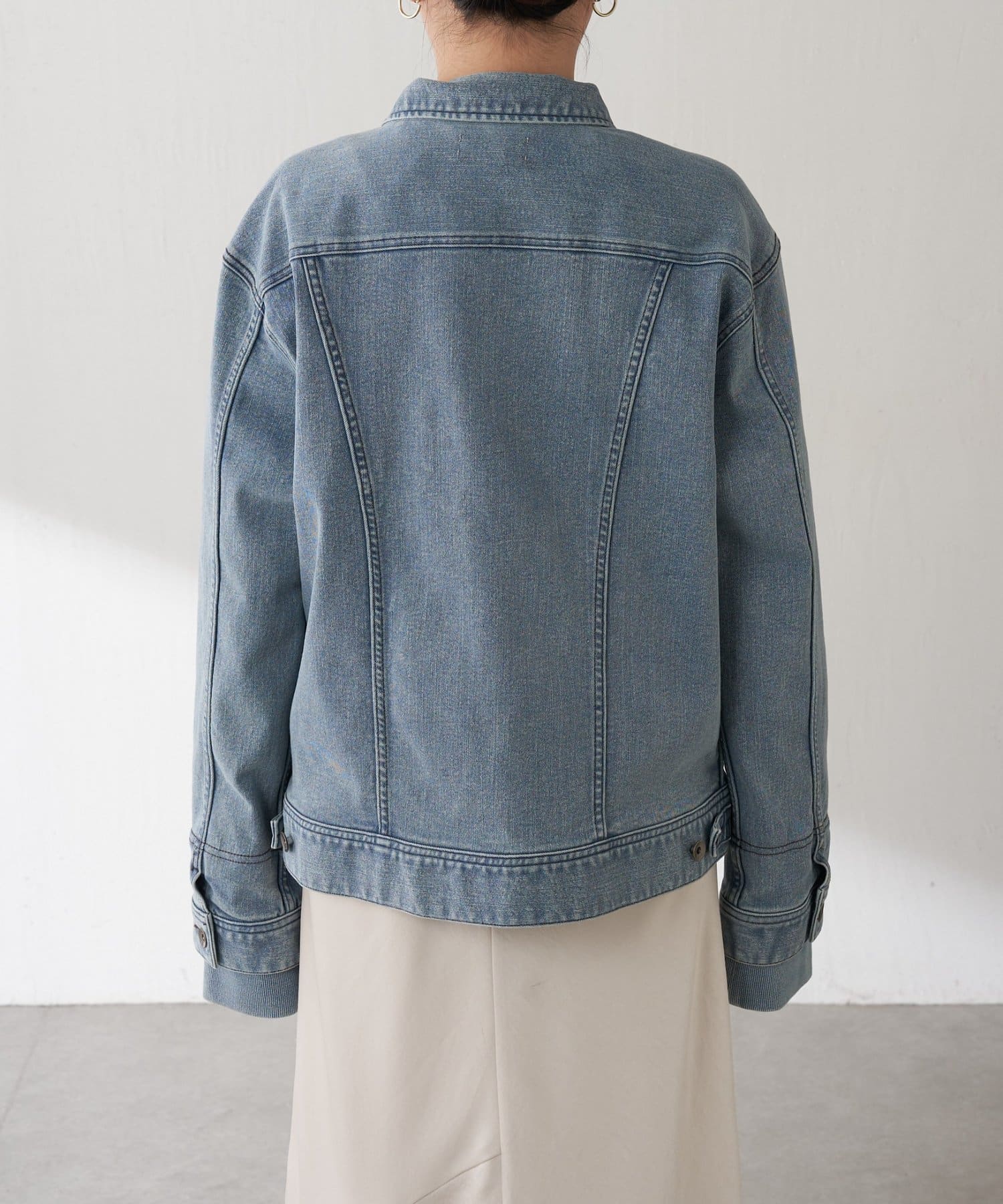 COLLAGE GALLARDAGALANTE(コラージュ ガリャルダガランテ) 【2サイズ展開】Q.anos ストレッチリブジャケット