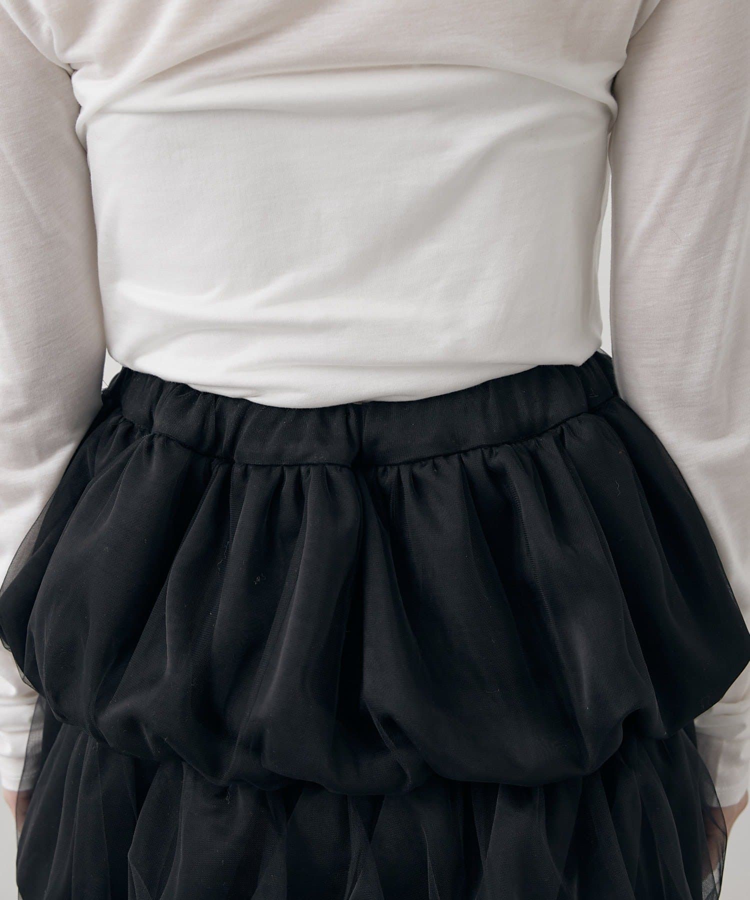 mline(エムライン) [mline]チュールレイヤードスカート