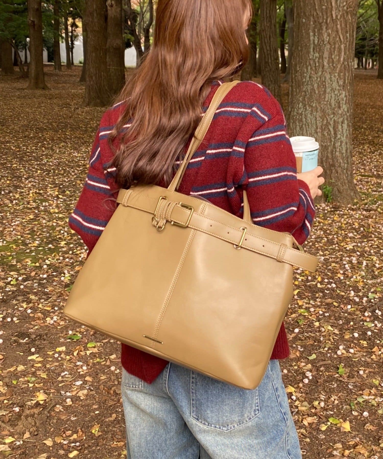 RAY CASSIN(レイカズン) 【A4対応】ベルト付トートバッグ