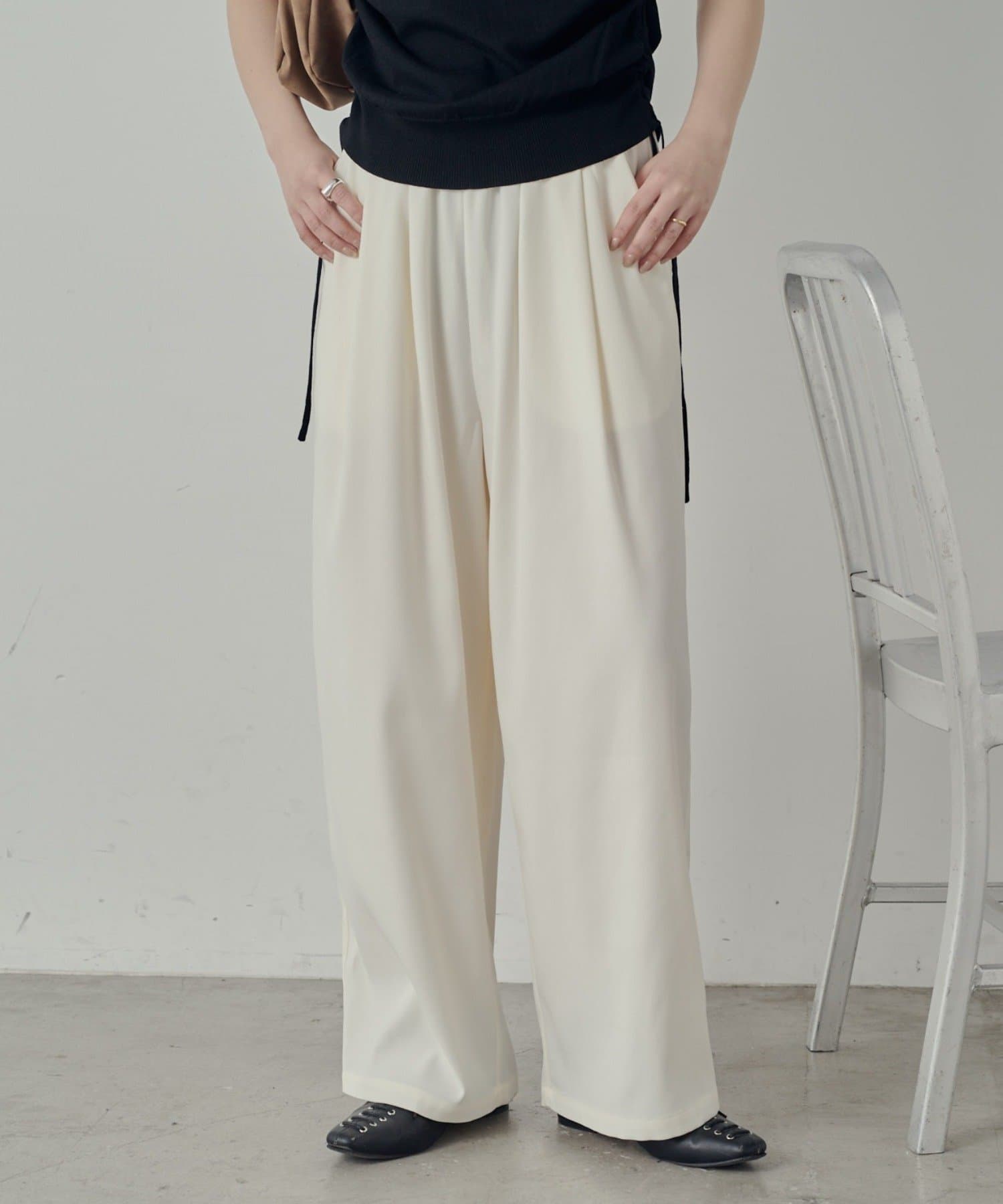 -goocy-(グーシー) 2タックワイドイージーパンツ