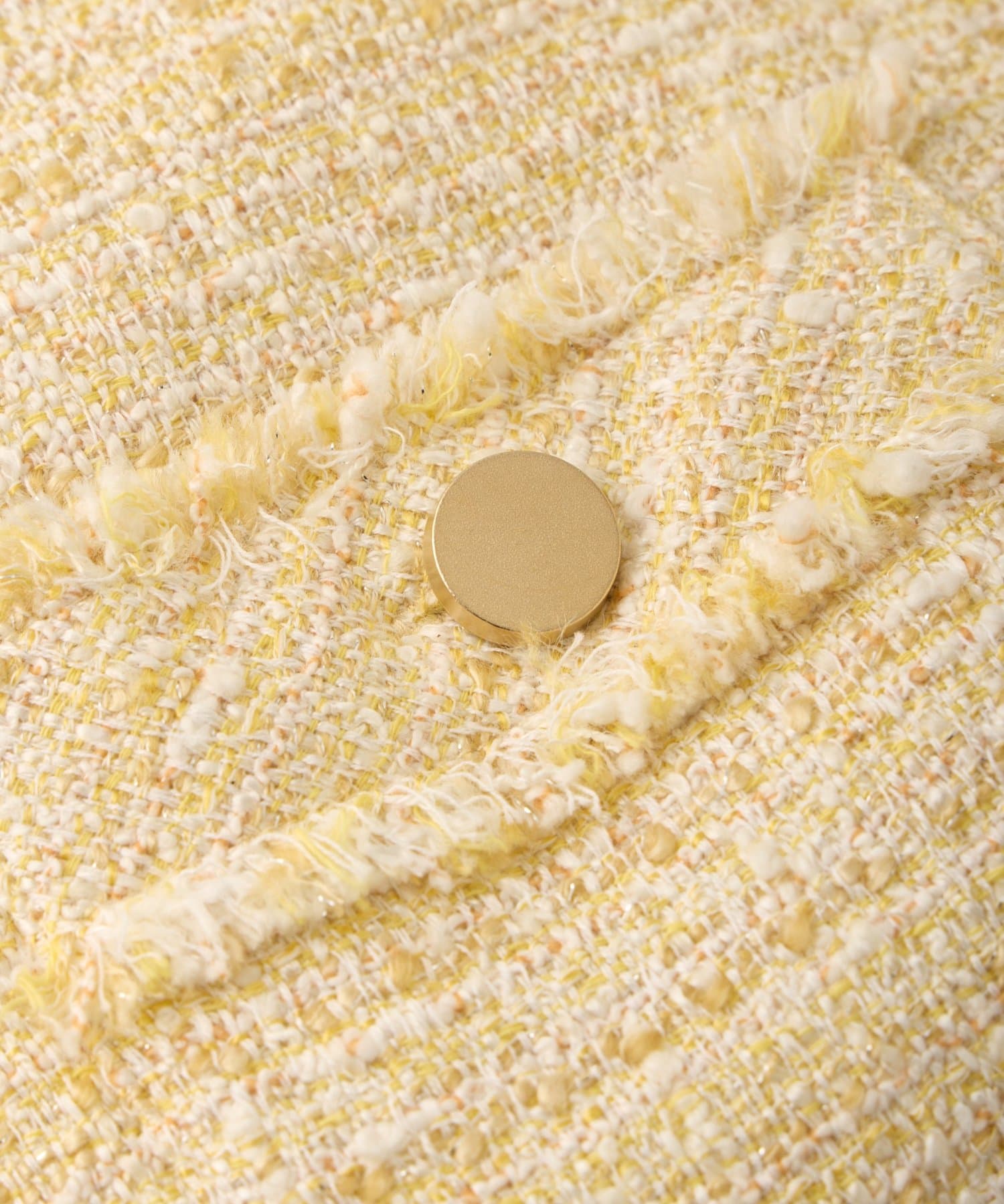 La boutique BonBon(ラブティックボンボン) 【ON・OFF兼用】ファンシーツイードクロップドジャケット