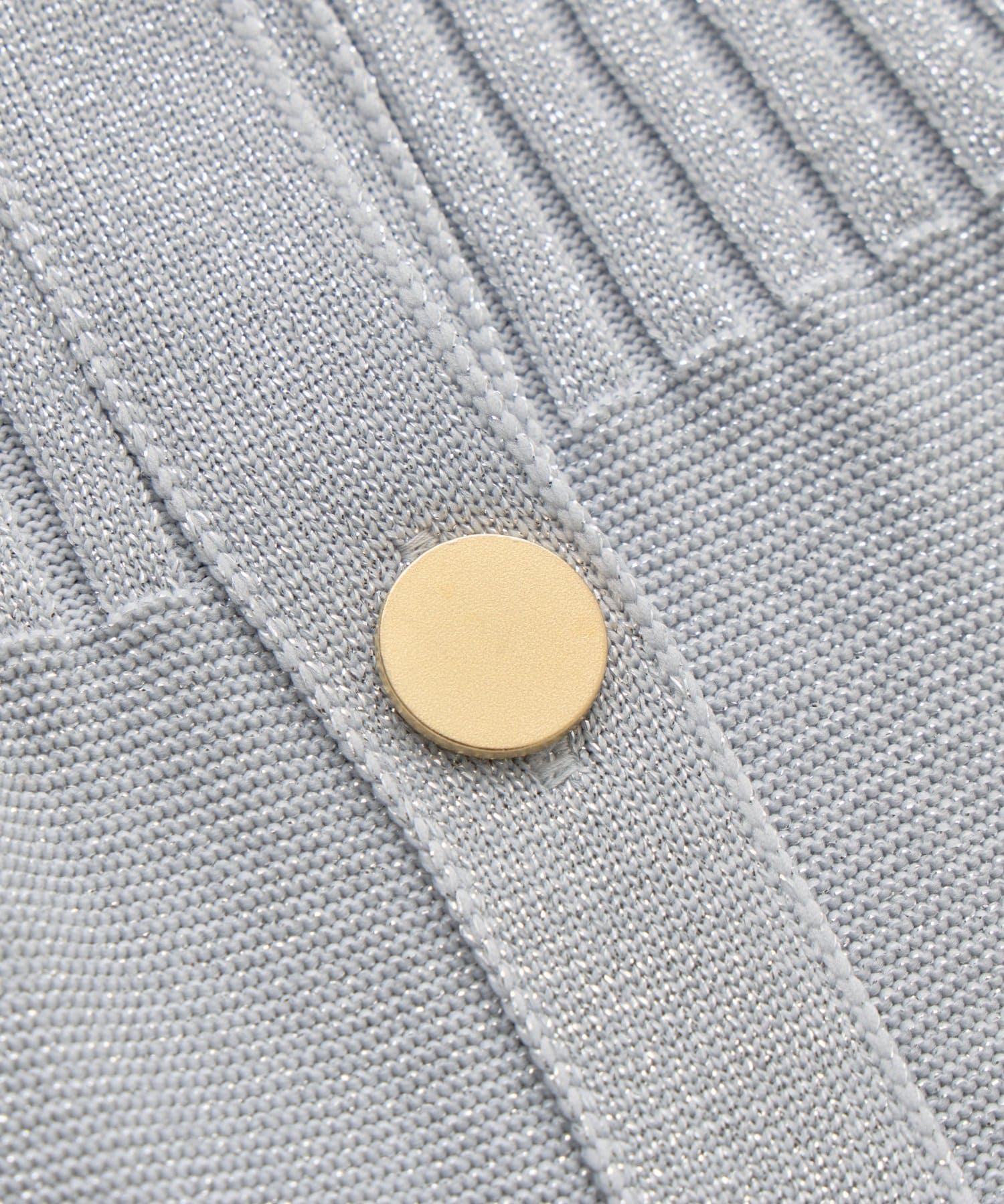 La boutique BonBon(ラブティックボンボン) 【お上品きらきら】ラメペプラム前後２WAYカーディガン