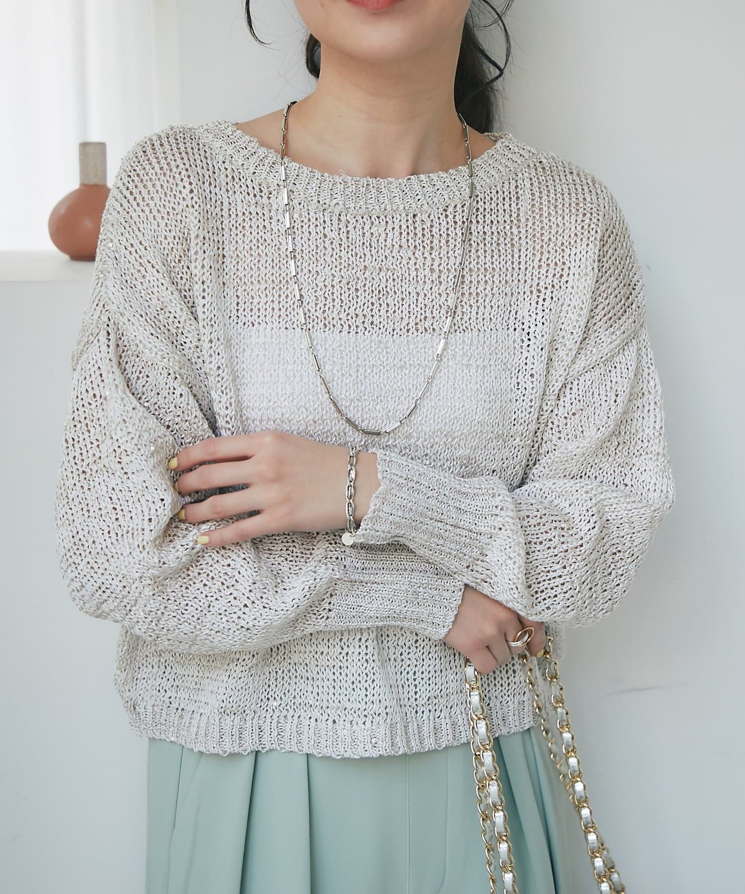 La boutique BonBon(ラブティックボンボン) 【復刻・新色イエロー登場】スパンコールギマニット