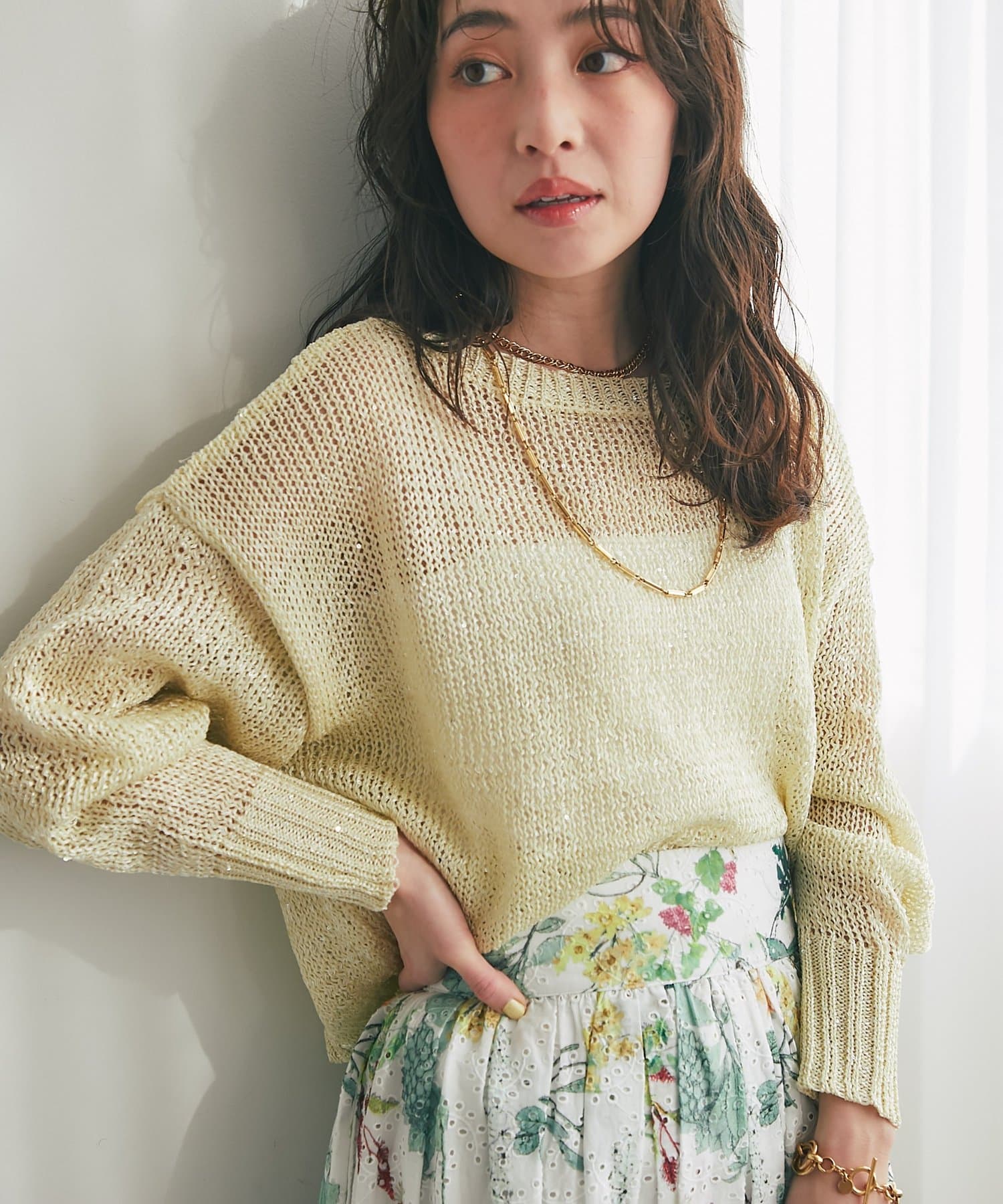 La boutique BonBon(ラブティックボンボン) 【復刻・新色イエロー登場】スパンコールギマニット