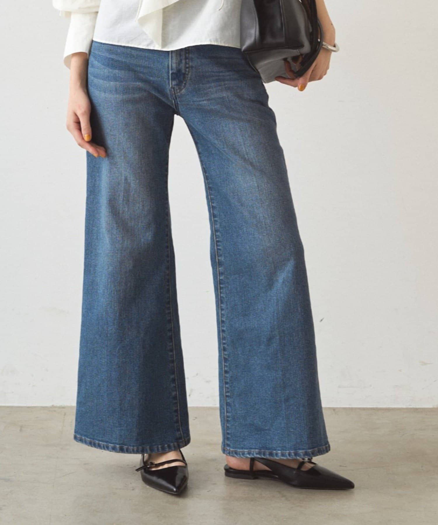 LOUNGEDRESS(ラウンジドレス) 【GALENA】ストラップポインテッドフラットパンプス