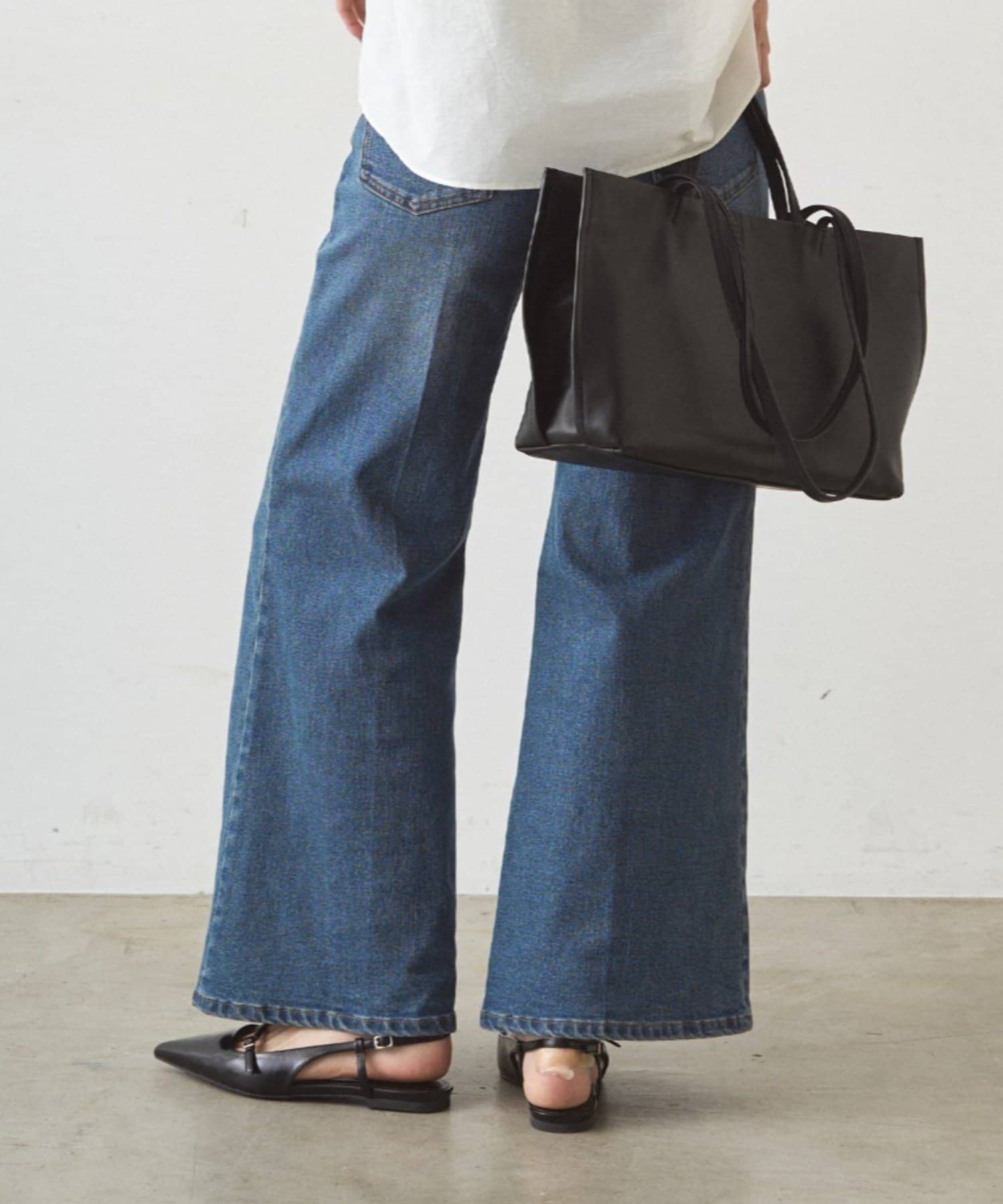 LOUNGEDRESS(ラウンジドレス) 【GALENA】ストラップポインテッドフラットパンプス