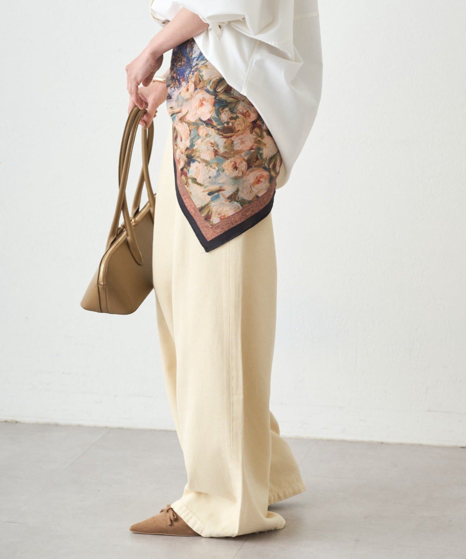 LOUNGEDRESS(ラウンジドレス) 【GALENA/ガレナ】アートプリントスカーフ