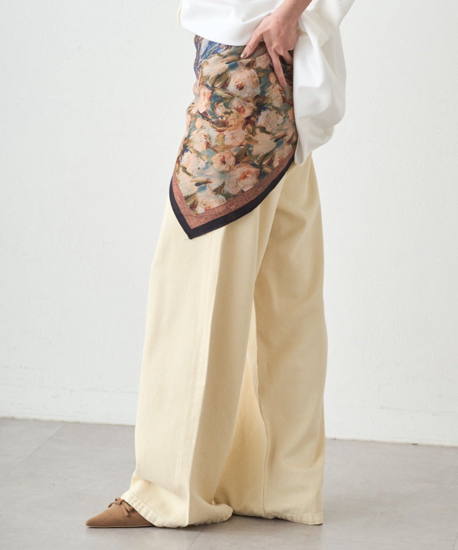 LOUNGEDRESS(ラウンジドレス) 【GALENA/ガレナ】アートプリントスカーフ