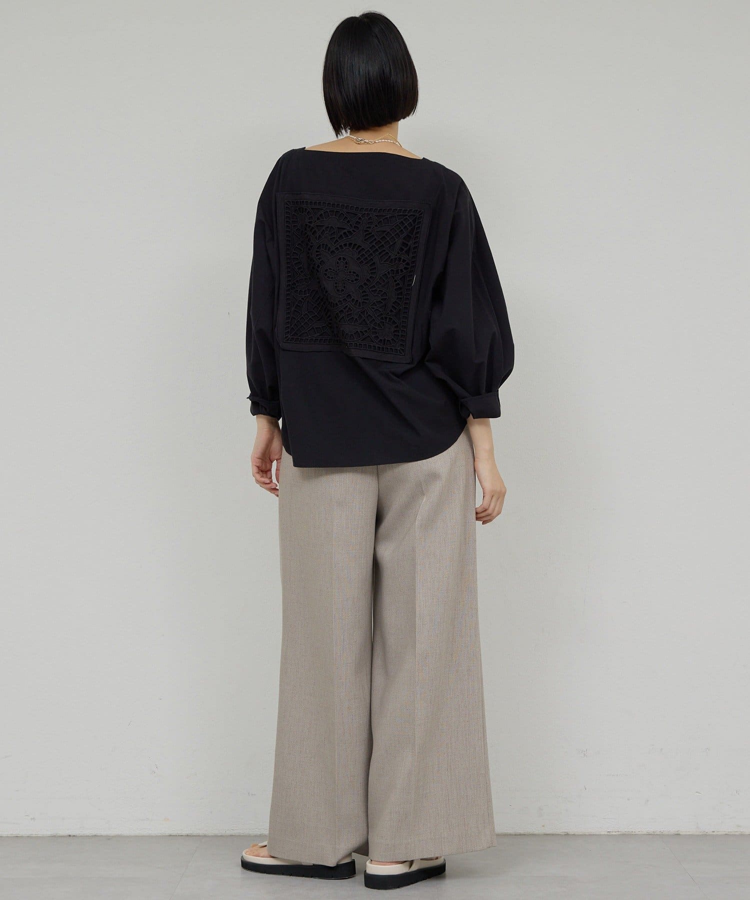 GALLARDAGALANTE(ガリャルダガランテ) 【セットアップ対応】リニーダブルクロスワイドパンツ