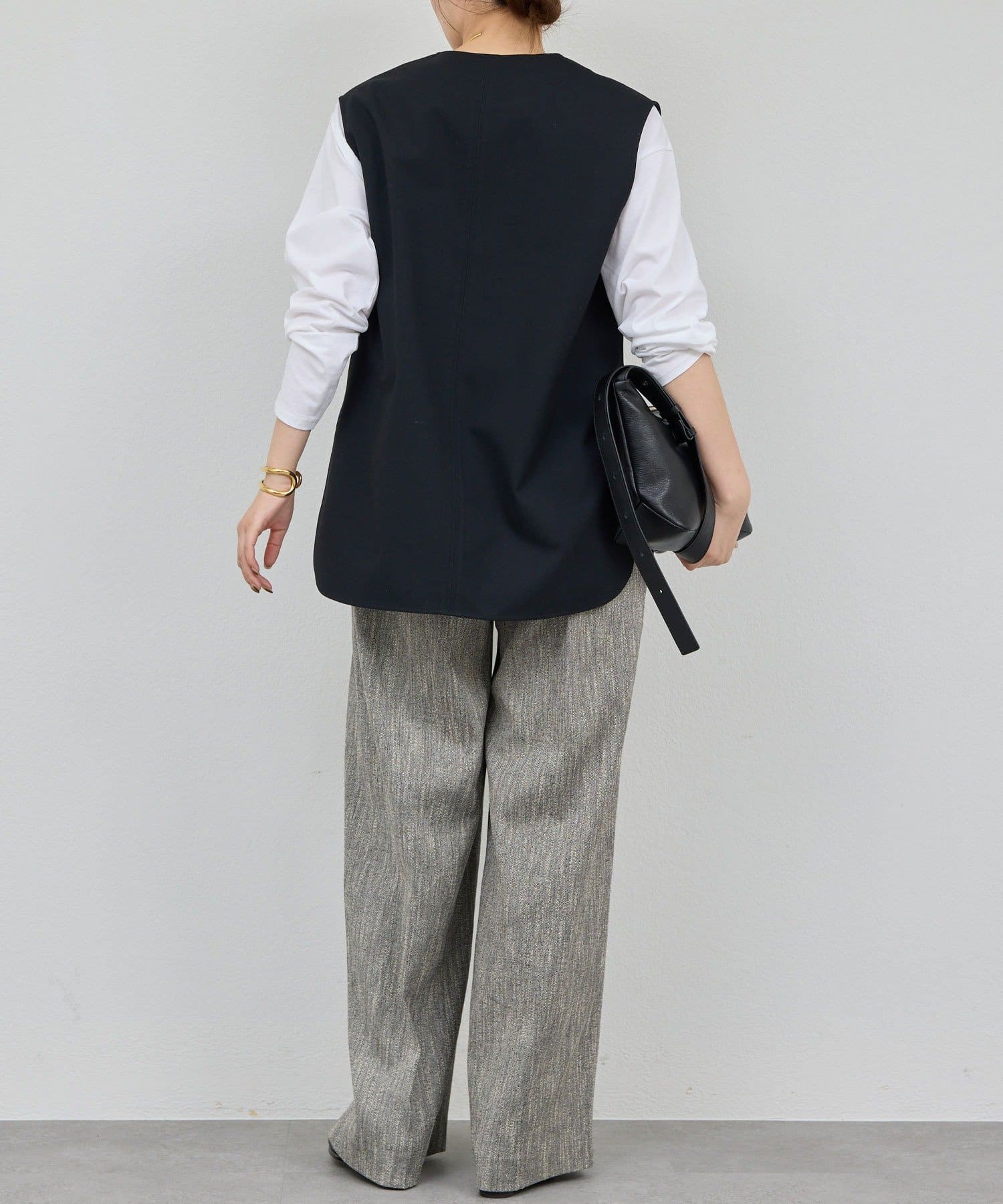 GALLARDAGALANTE(ガリャルダガランテ) 【着回し抜群】【セットアップ対応】スキッパージレ