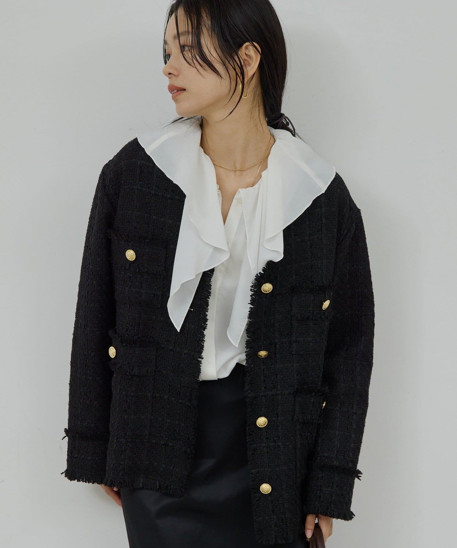 GALLARDAGALANTE(ガリャルダガランテ) ツイードジャケット