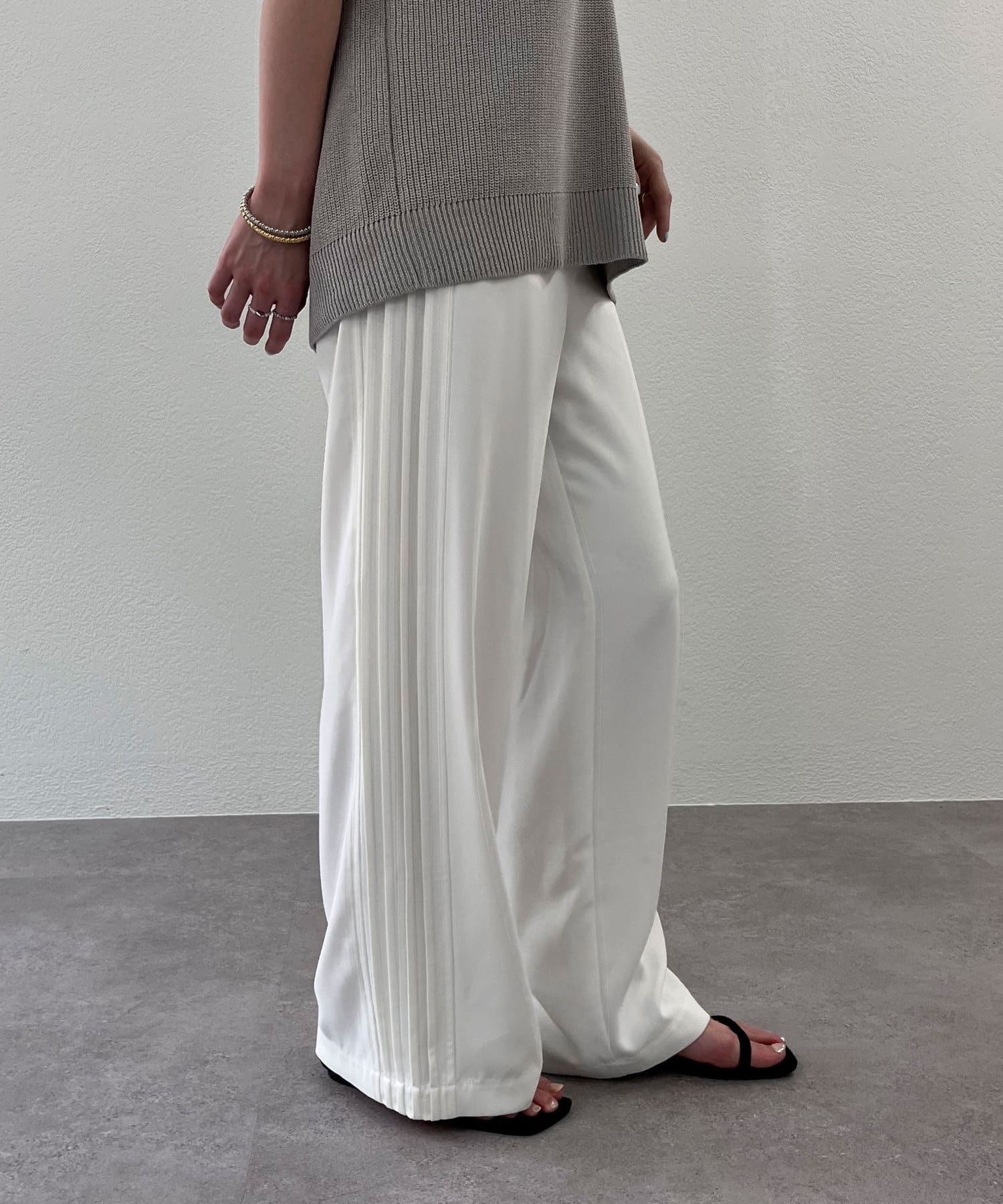 OUTLET(アウトレット) 【SHENERY】サイドラインパンツ