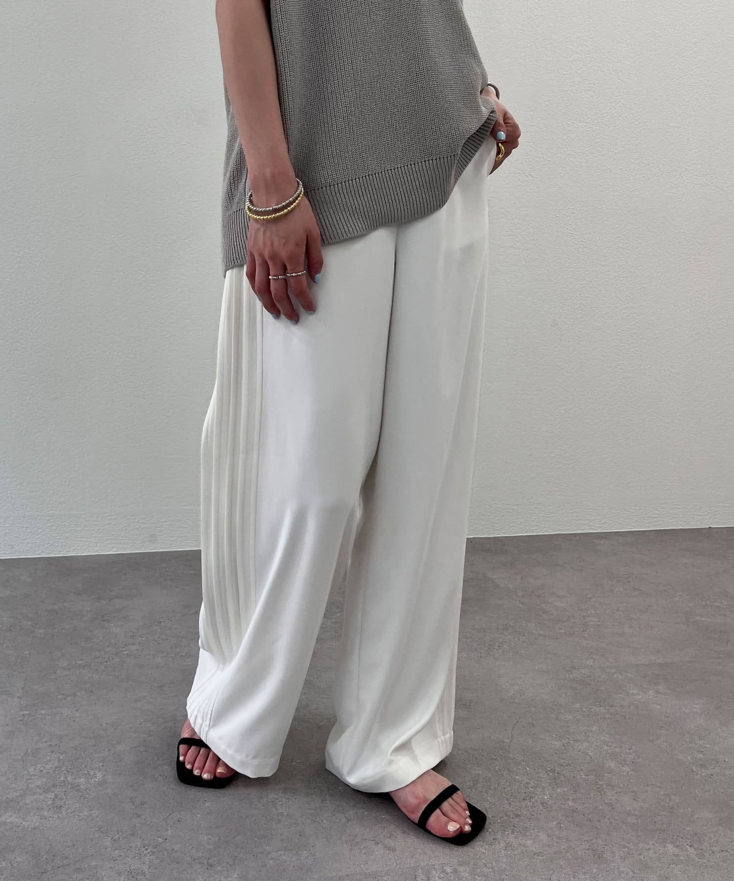 OUTLET(アウトレット) 【SHENERY】サイドラインパンツ