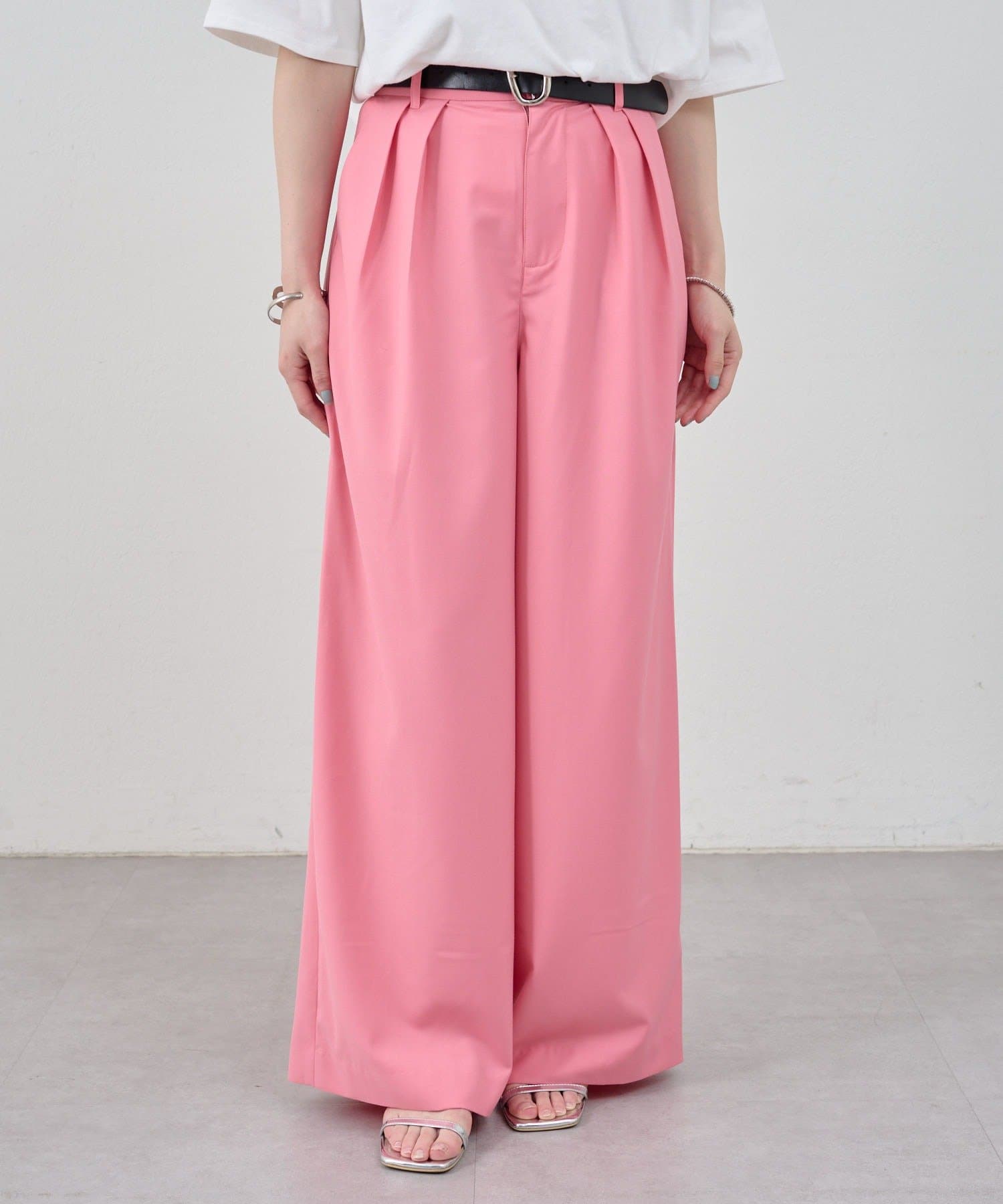 OUTLET(アウトレット) 【SHENERY】ダブルタックスラックス