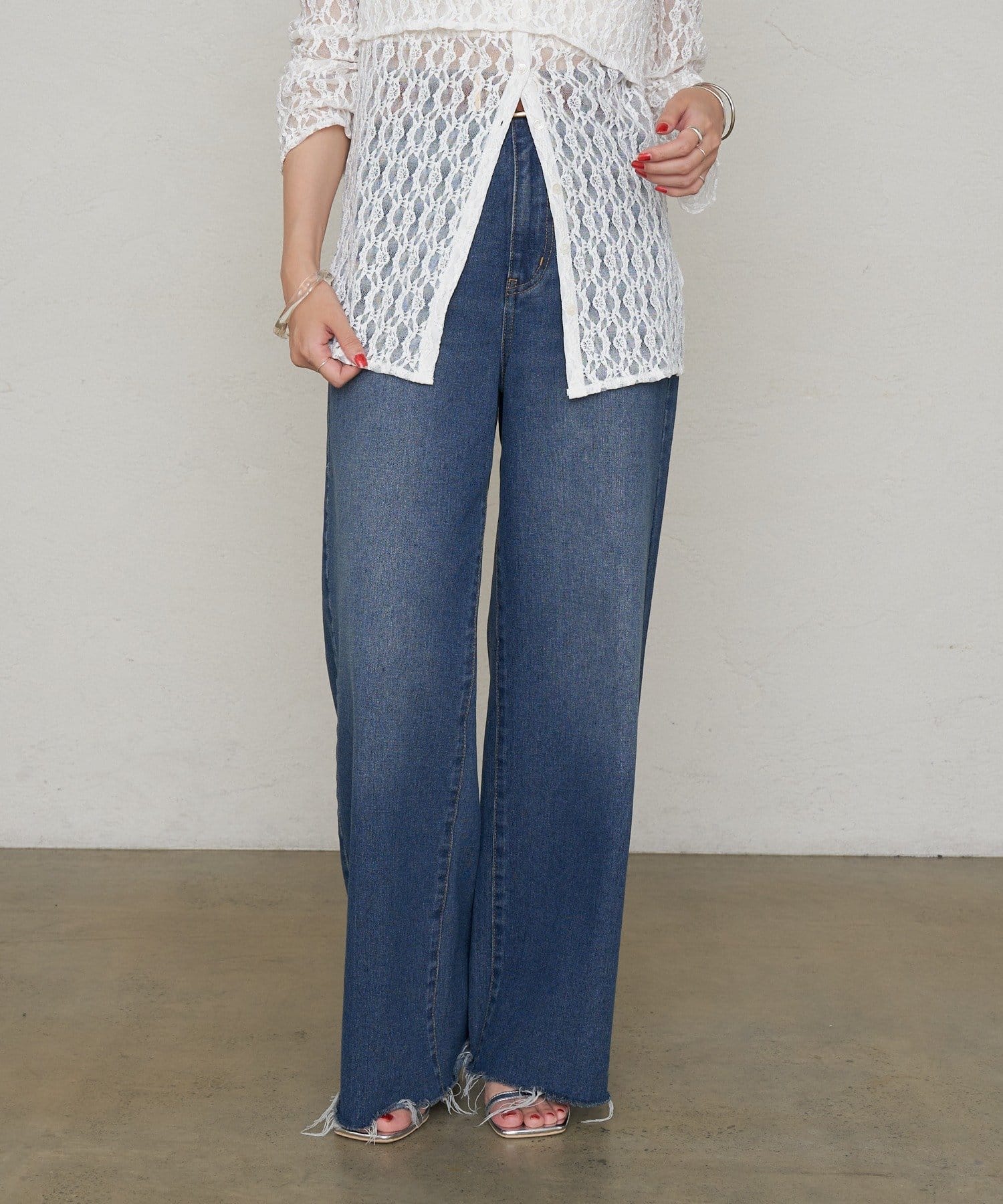 OUTLET(アウトレット) 【SHENERY】バギーデニム