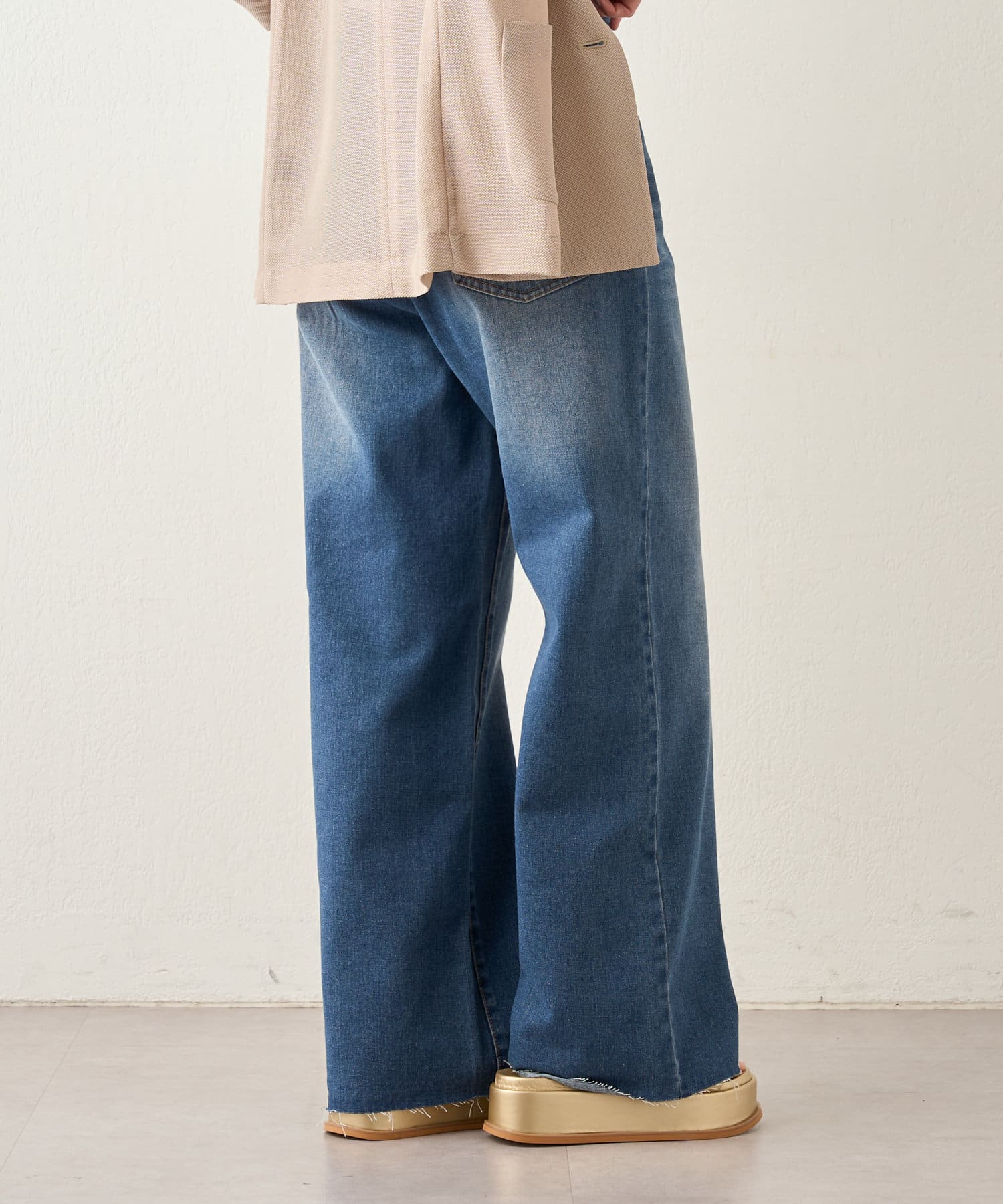 OUTLET(アウトレット) 【SHENERY】バギーデニム