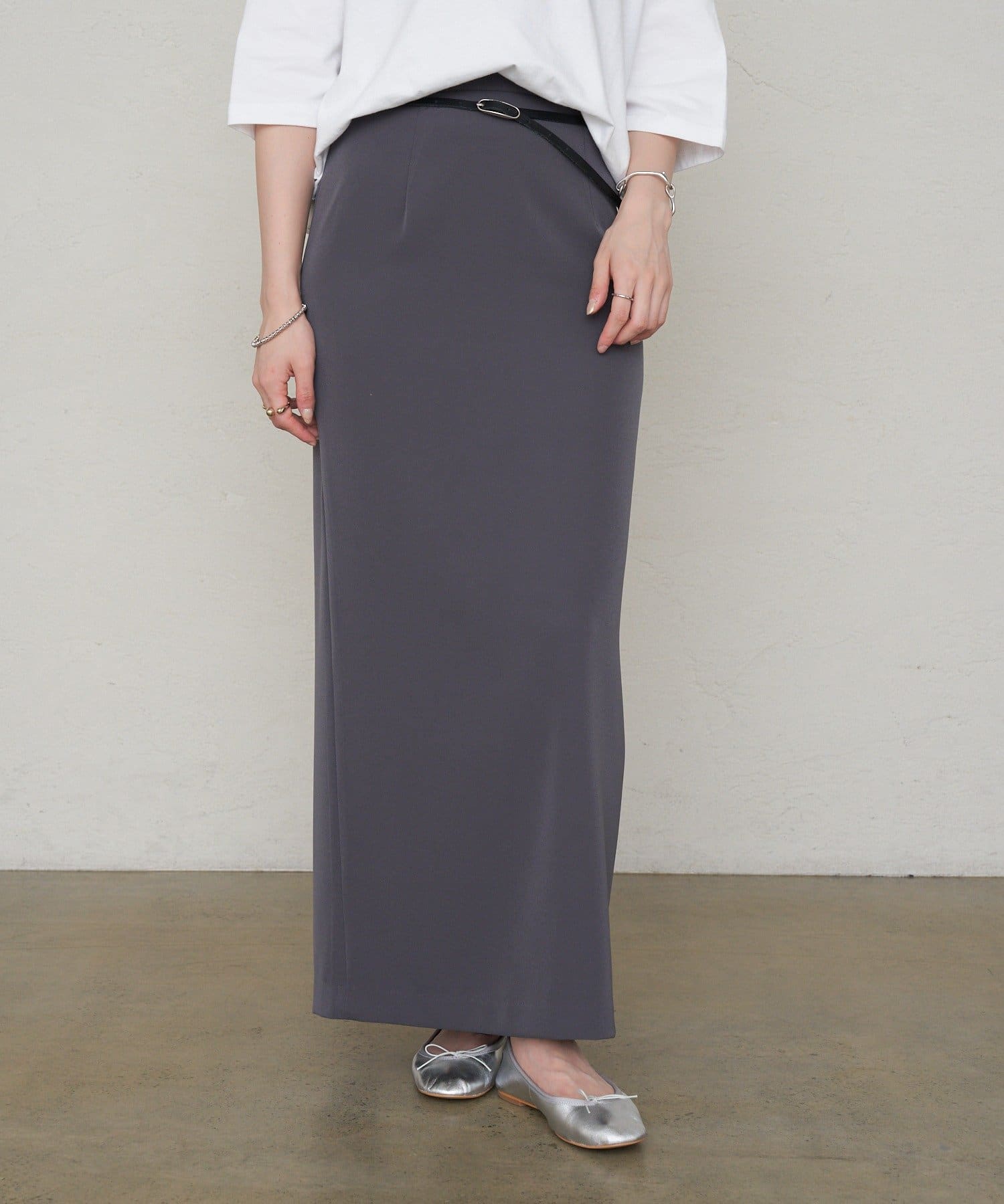 OUTLET(アウトレット) 【SHENERY】ストレッチタイトスカート