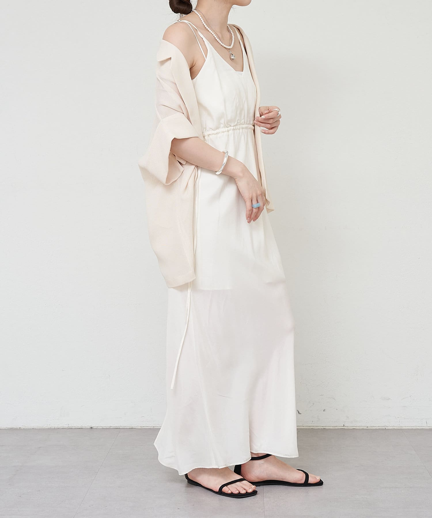 OUTLET(アウトレット) 【SHENERY】バックVキャミドレス