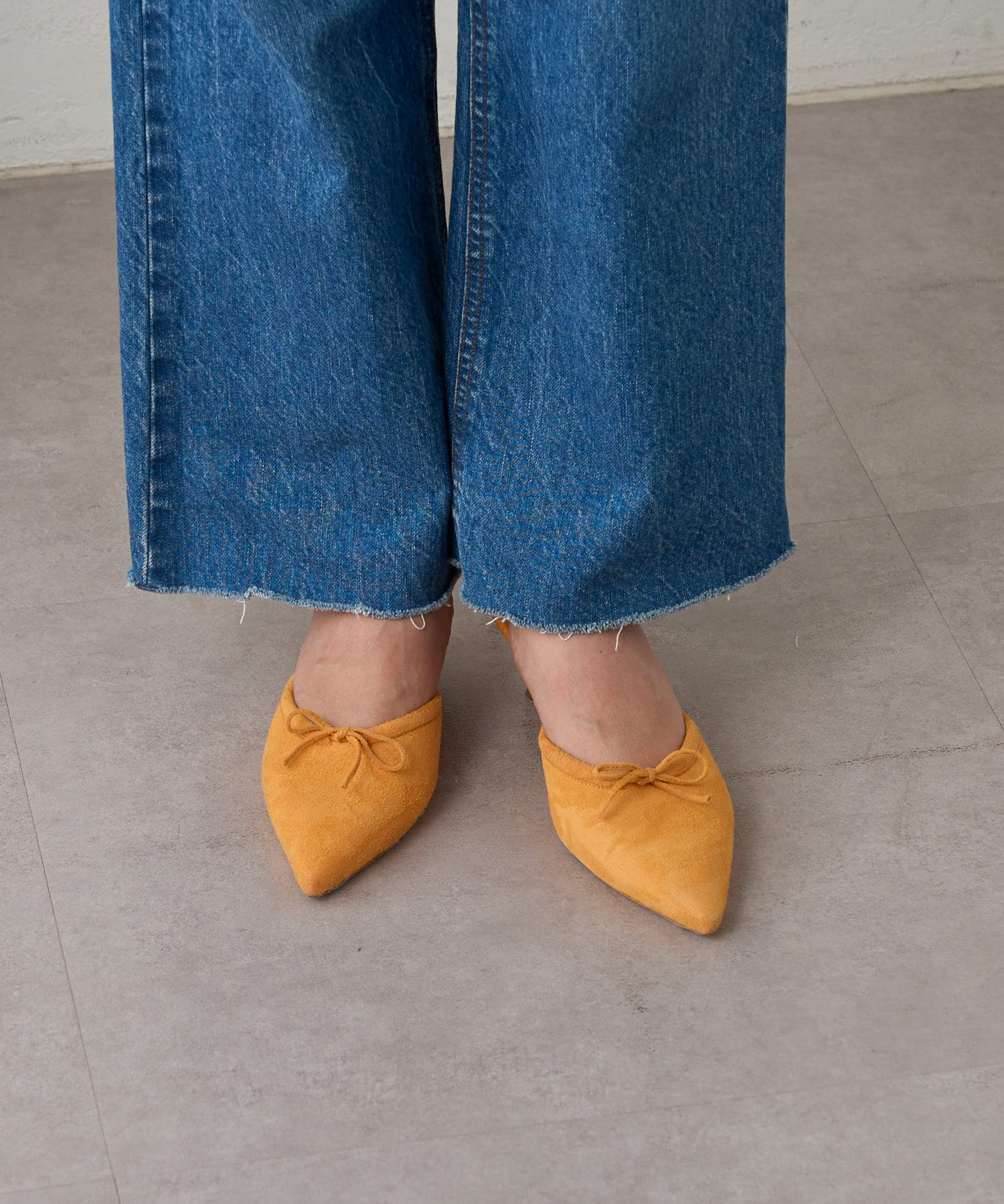 OUTLET(アウトレット) 【SHENERY】スエードミュール