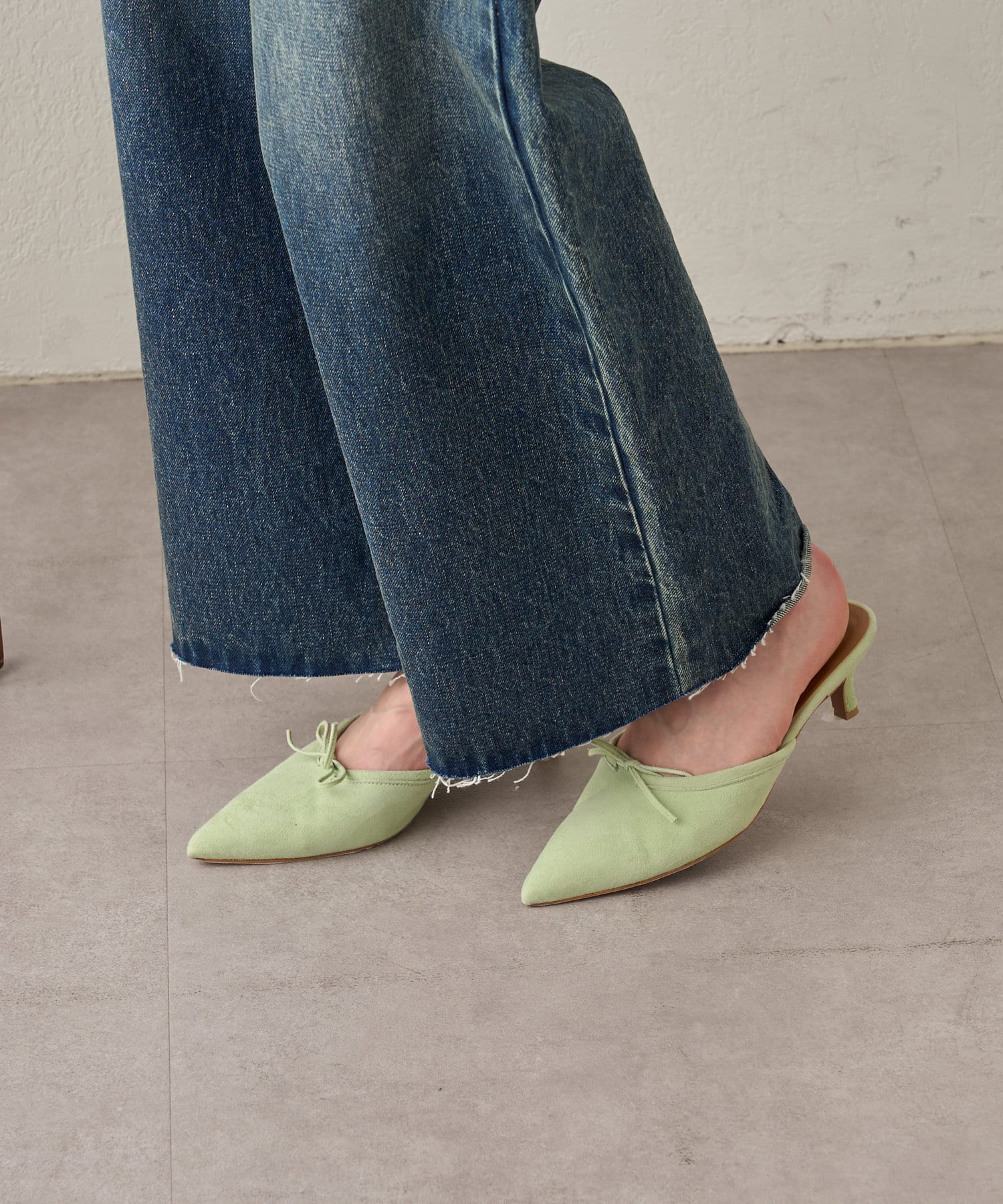 OUTLET(アウトレット) 【SHENERY】スエードミュール