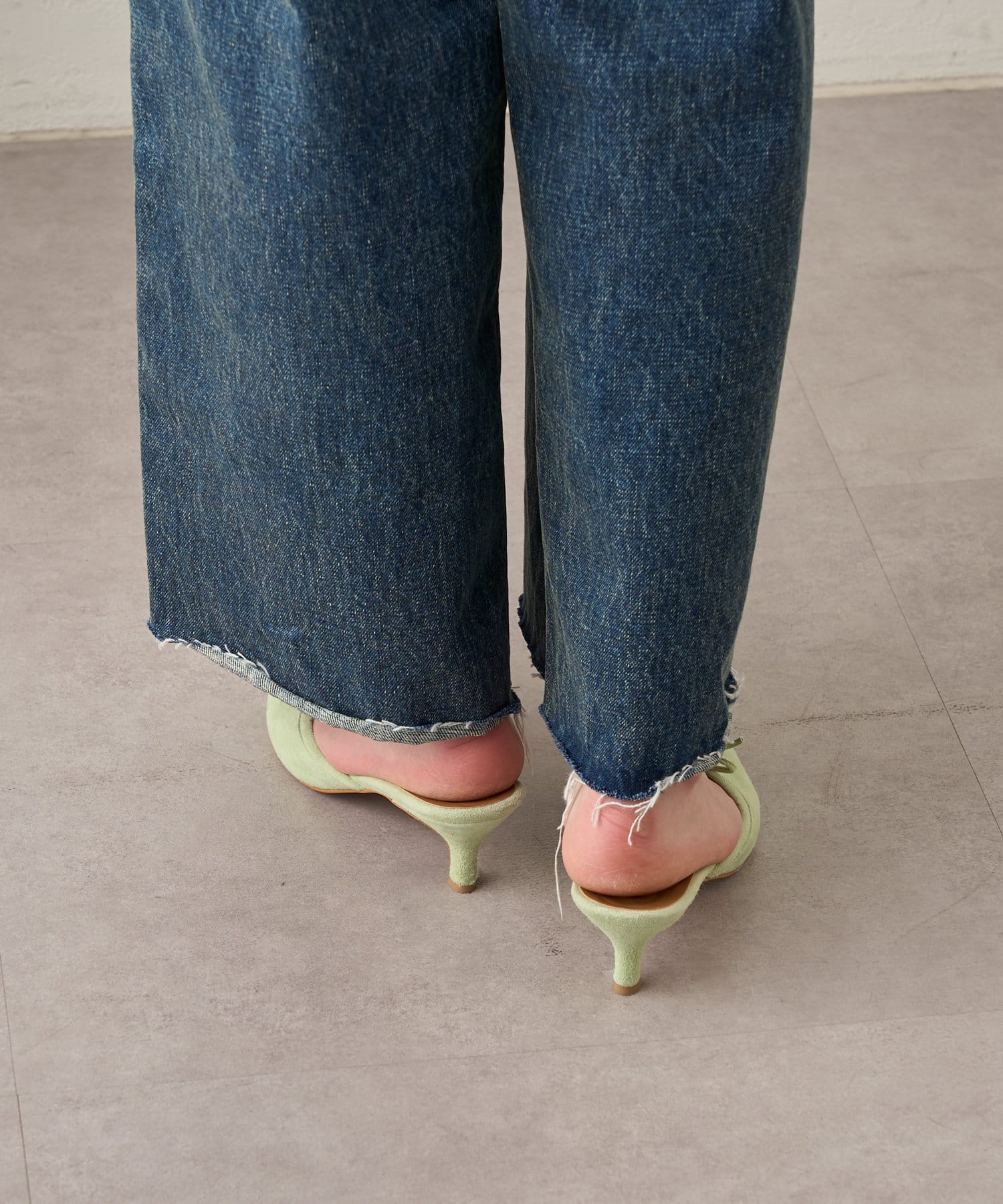 OUTLET(アウトレット) 【SHENERY】スエードミュール