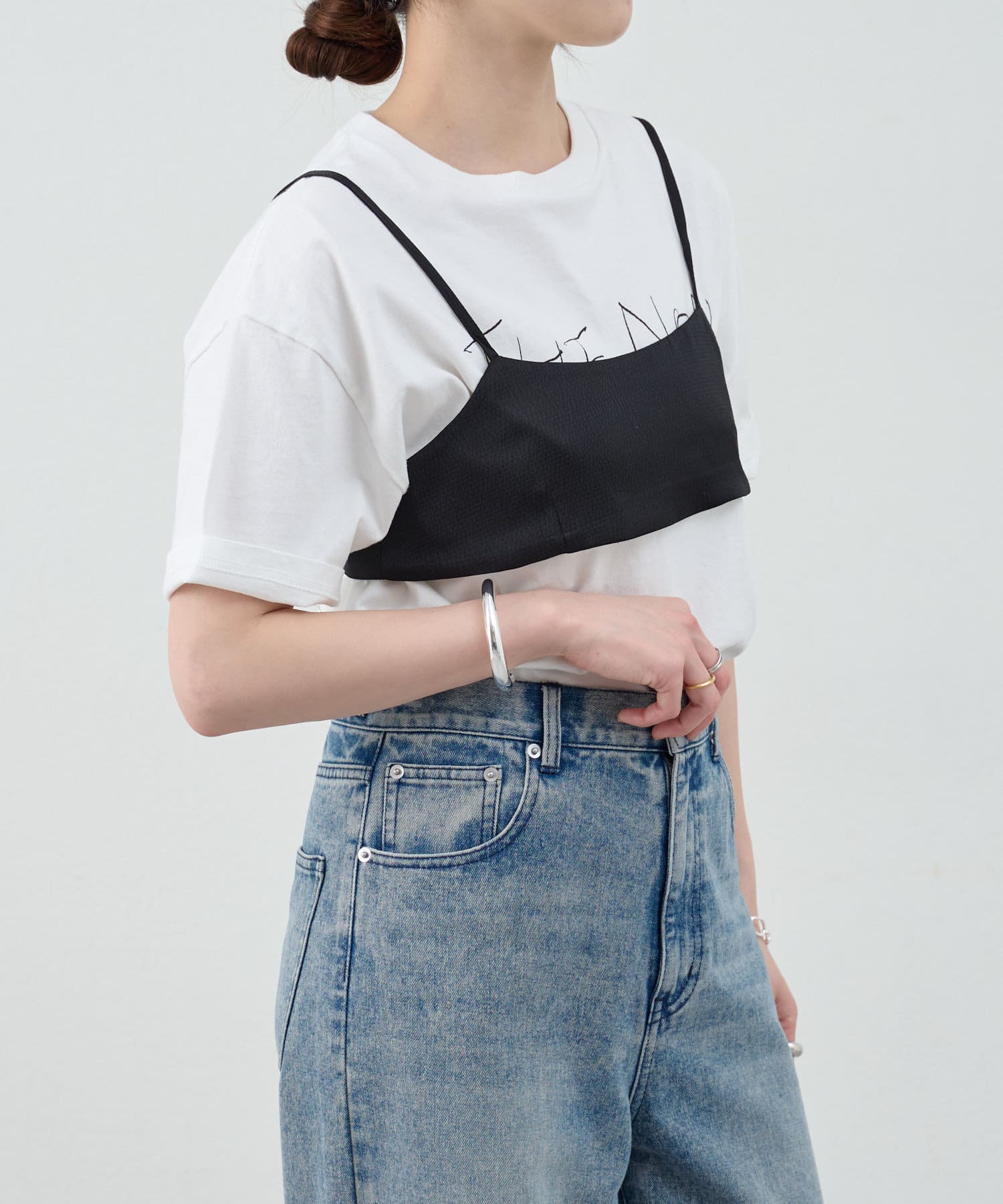 OUTLET(アウトレット) 【SHENERY】サテンビスチェ