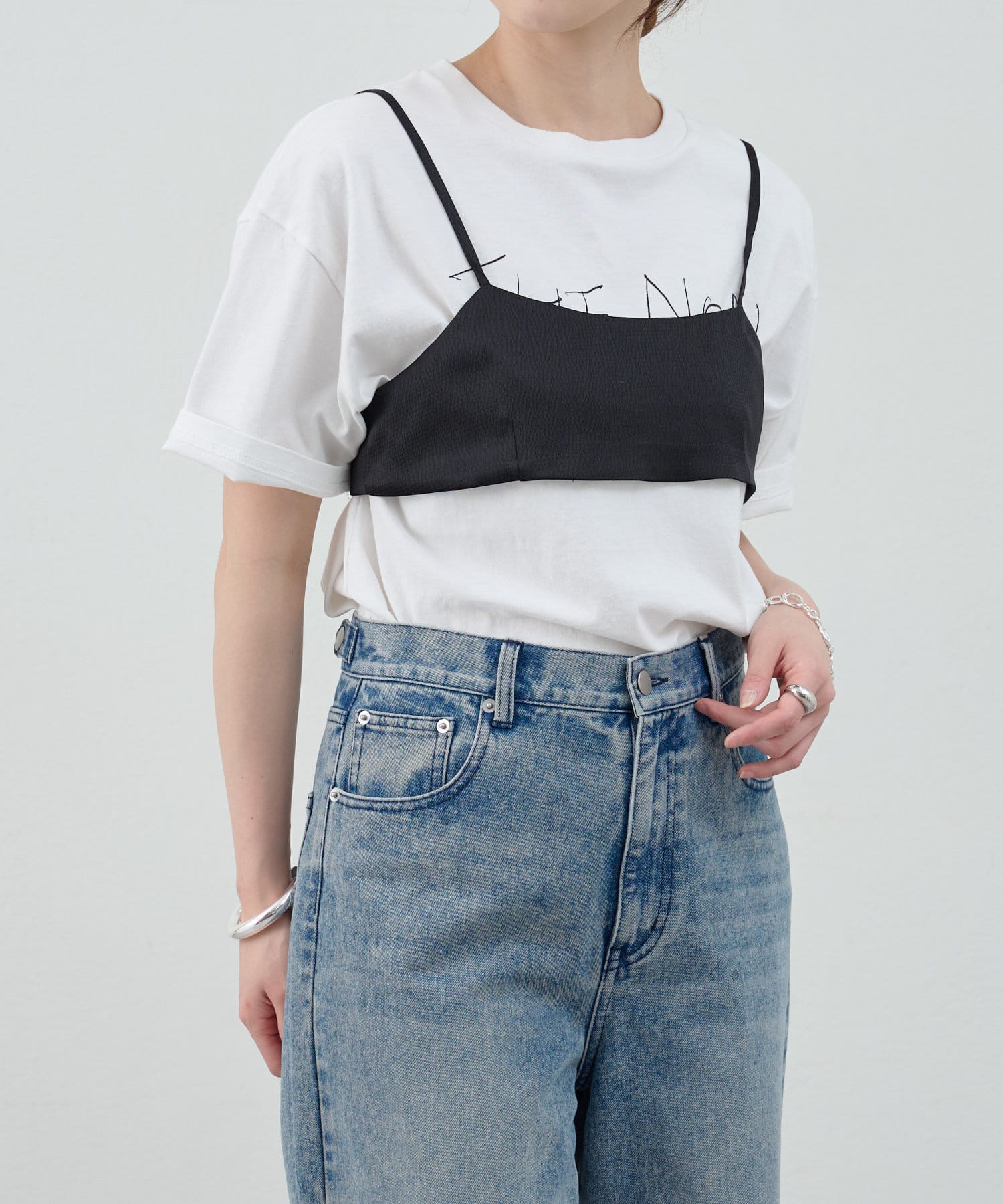 OUTLET(アウトレット) 【SHENERY】サテンビスチェ