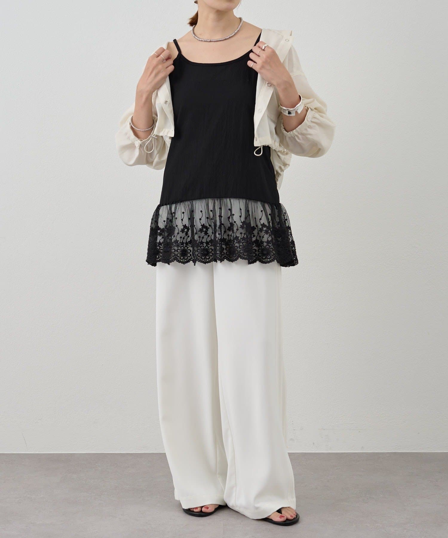 SHENERY】裾レースキャミソール | OUTLET(アウトレット)レディース