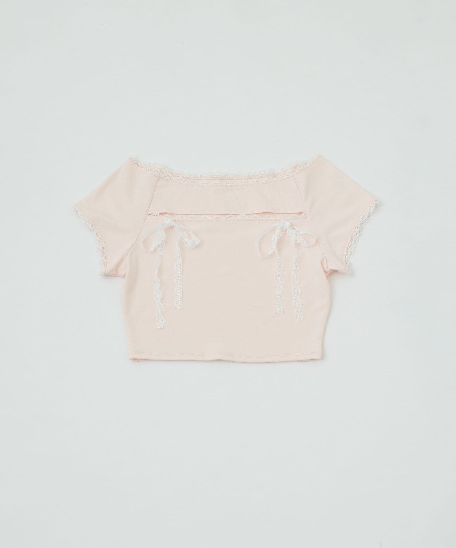 OUTLET(アウトレット) 【mline】バストリボンカットソー