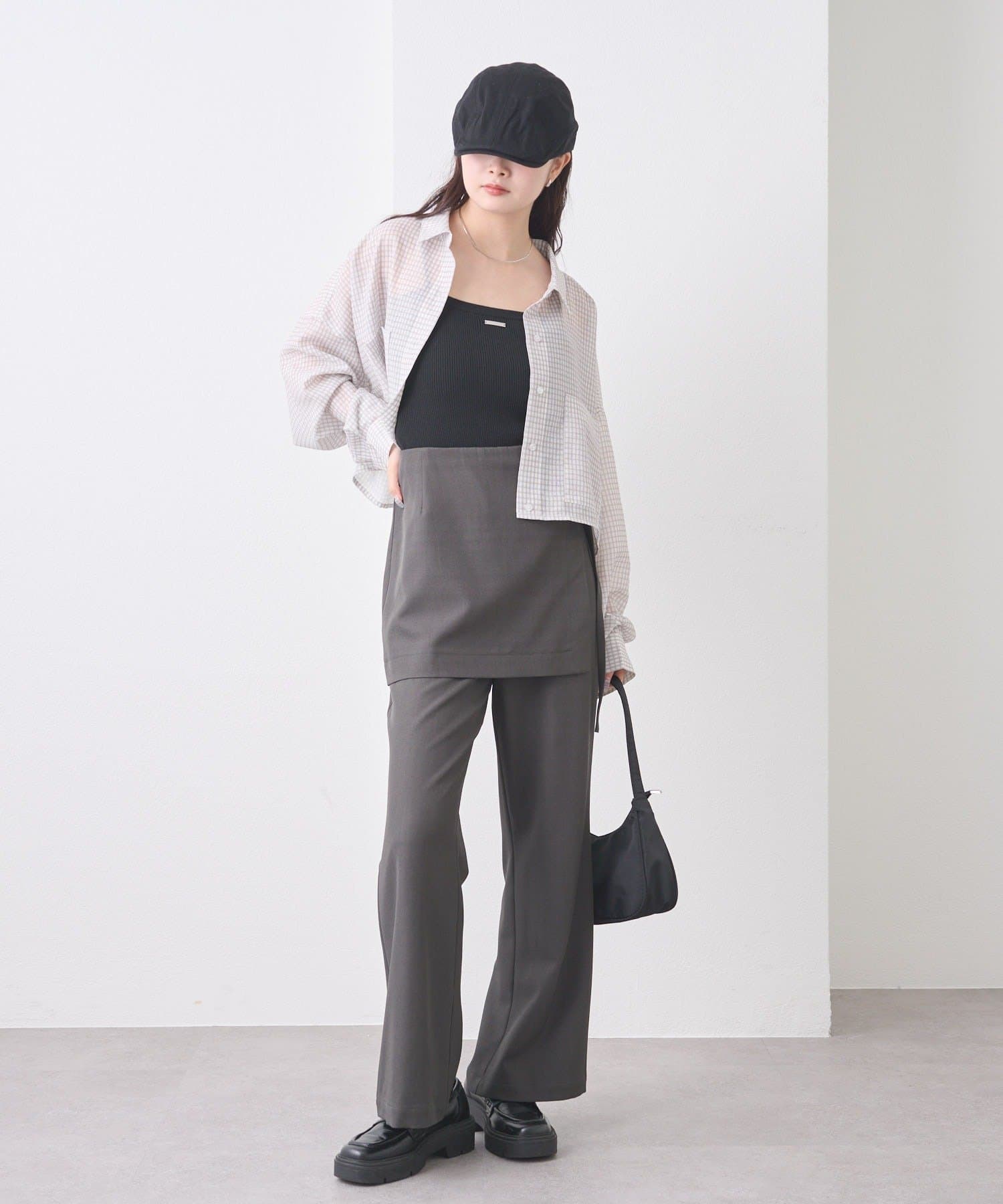 OUTLET(アウトレット) 【mystic】プレート付きニットキャミ