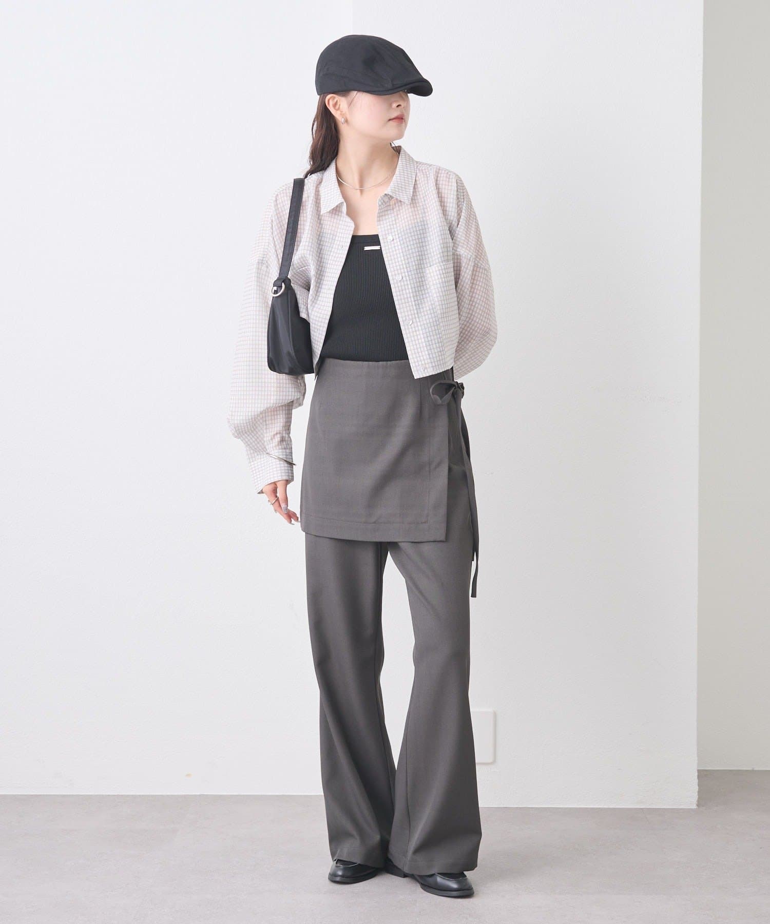 OUTLET(アウトレット) 【mystic】プレート付きニットキャミ