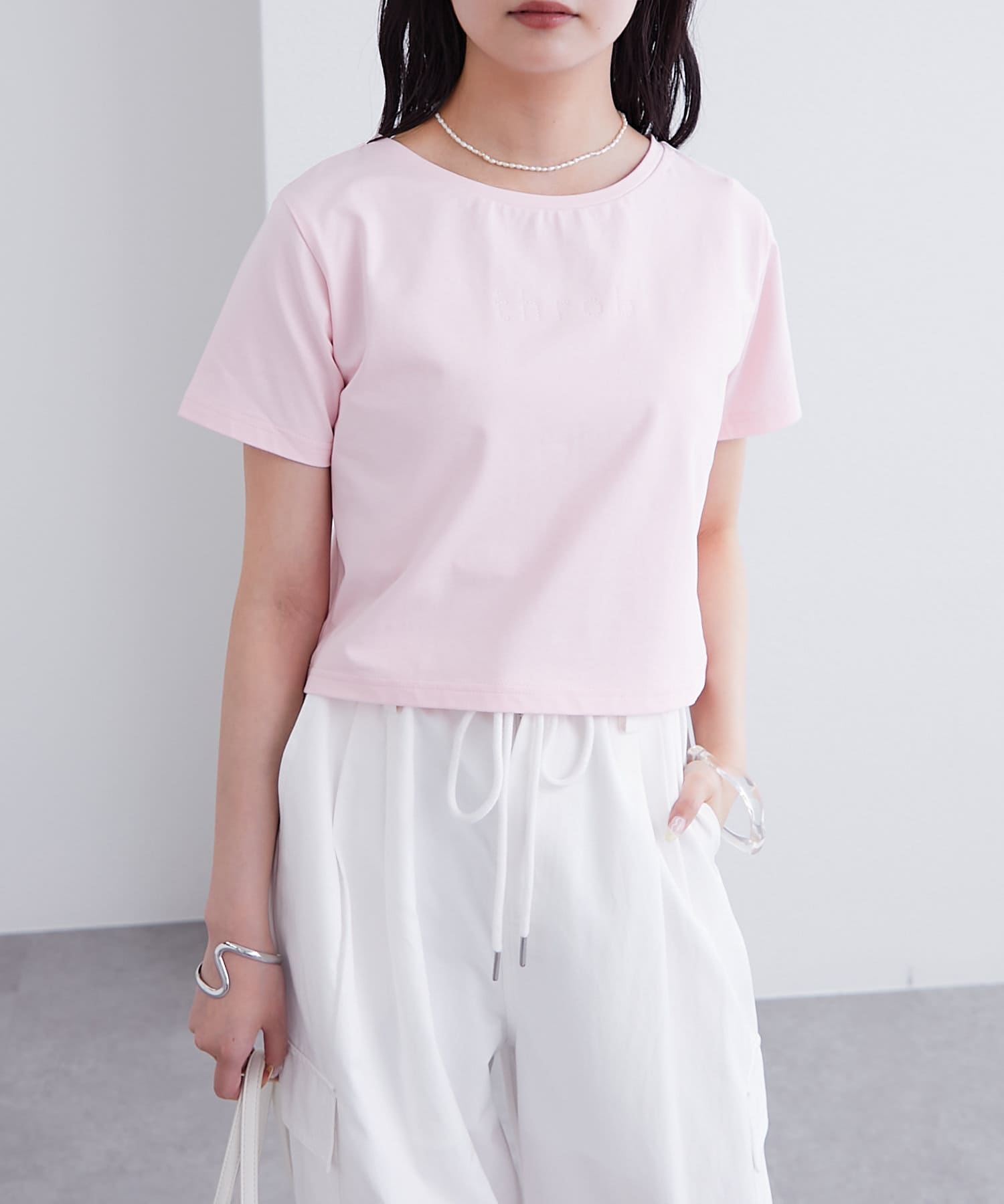 OUTLET(アウトレット) 【mystic】シャイニーロゴチビTシャツ