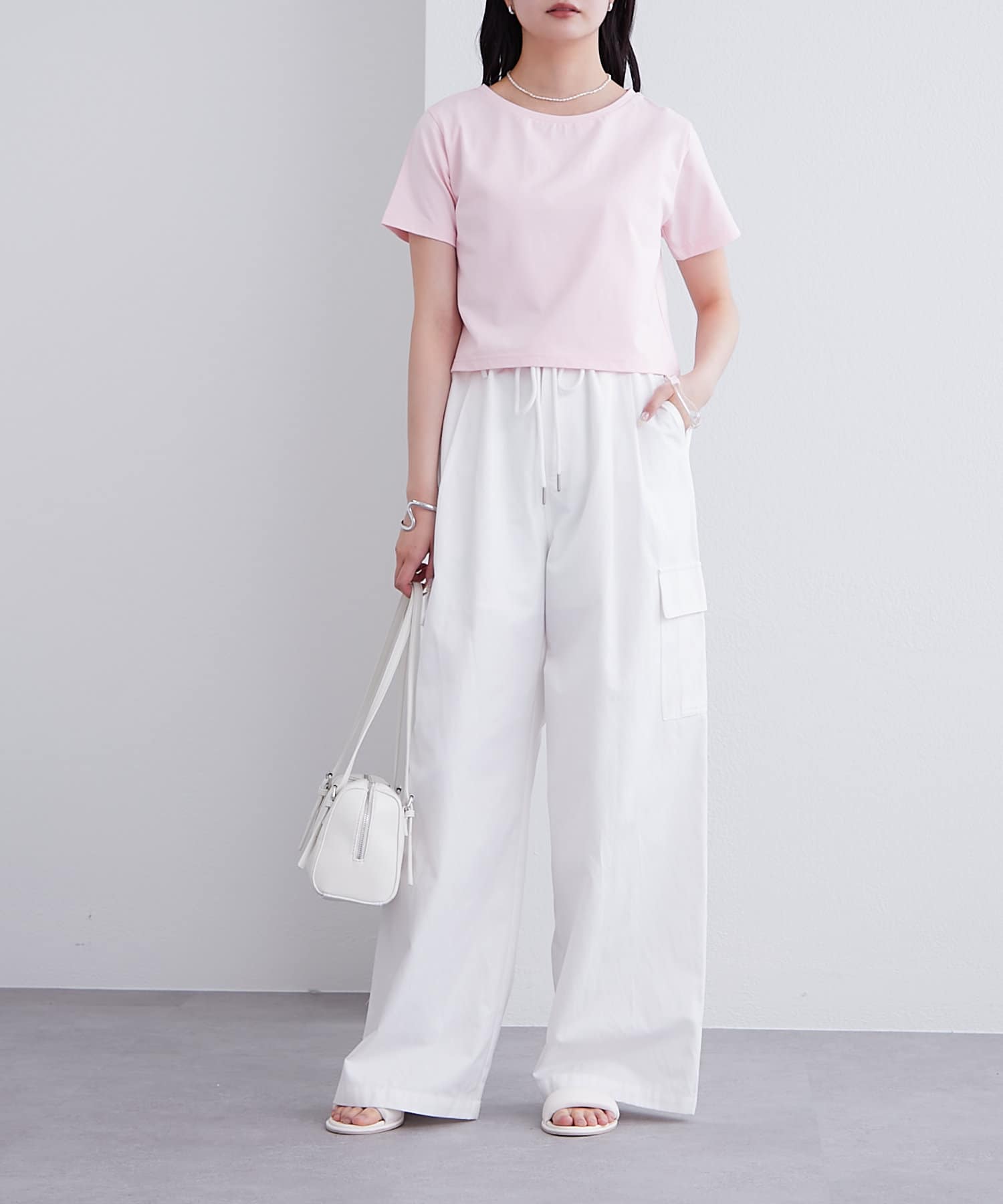 OUTLET(アウトレット) 【mystic】シャイニーロゴチビTシャツ