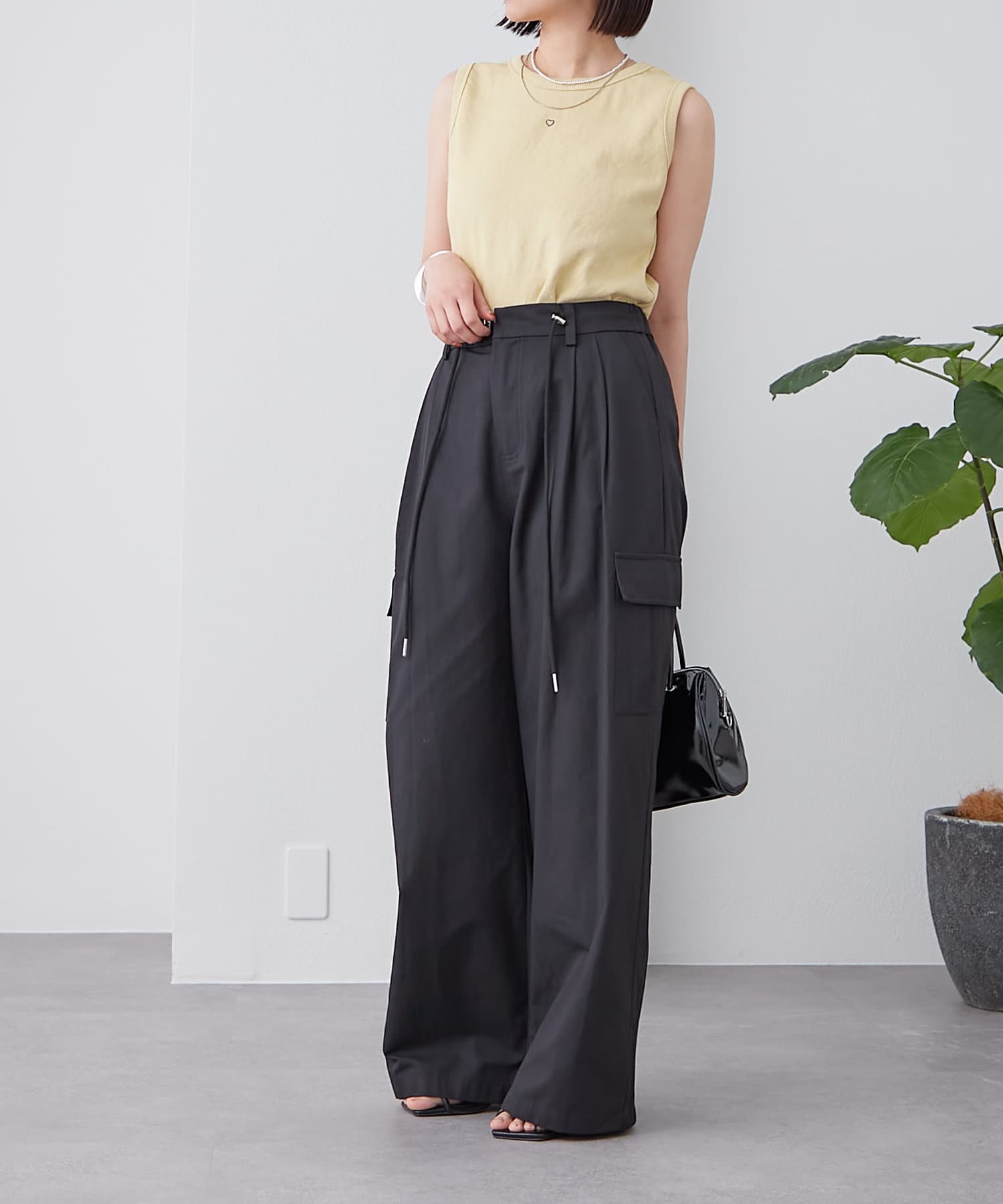 OUTLET(アウトレット) 【mystic】テレコスリーブレスT