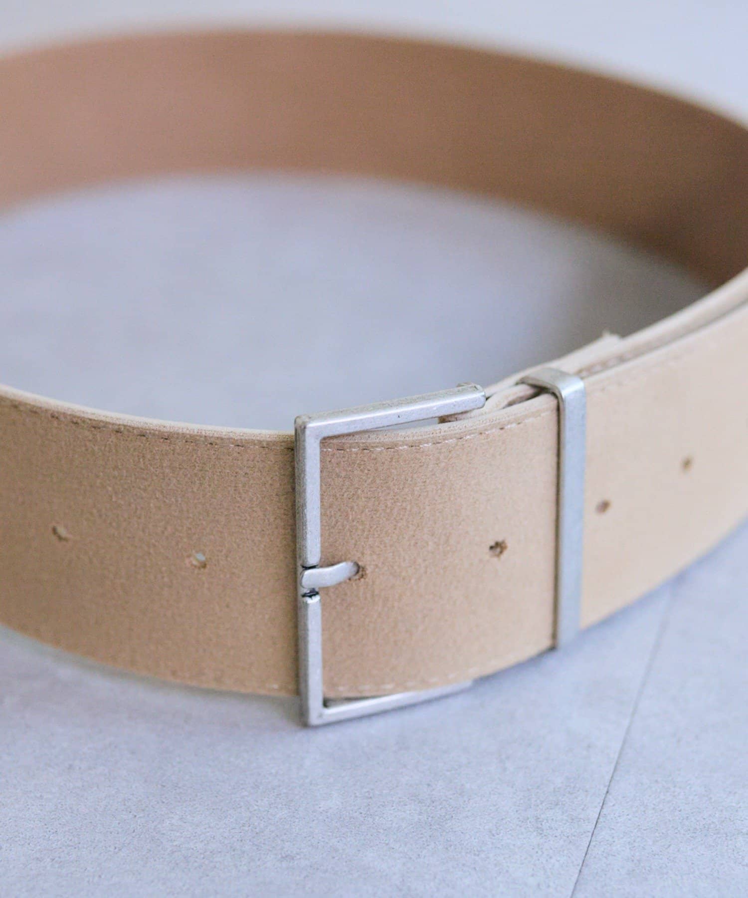 OUTLET(アウトレット) 【mystic】スクエアバックルワイドベルト