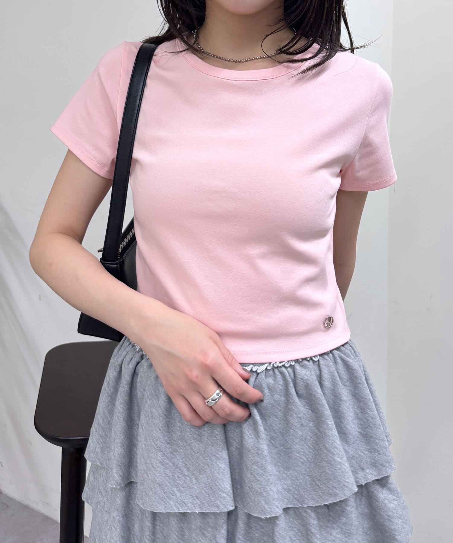 OUTLET(アウトレット) 【mline】ロゴチビT