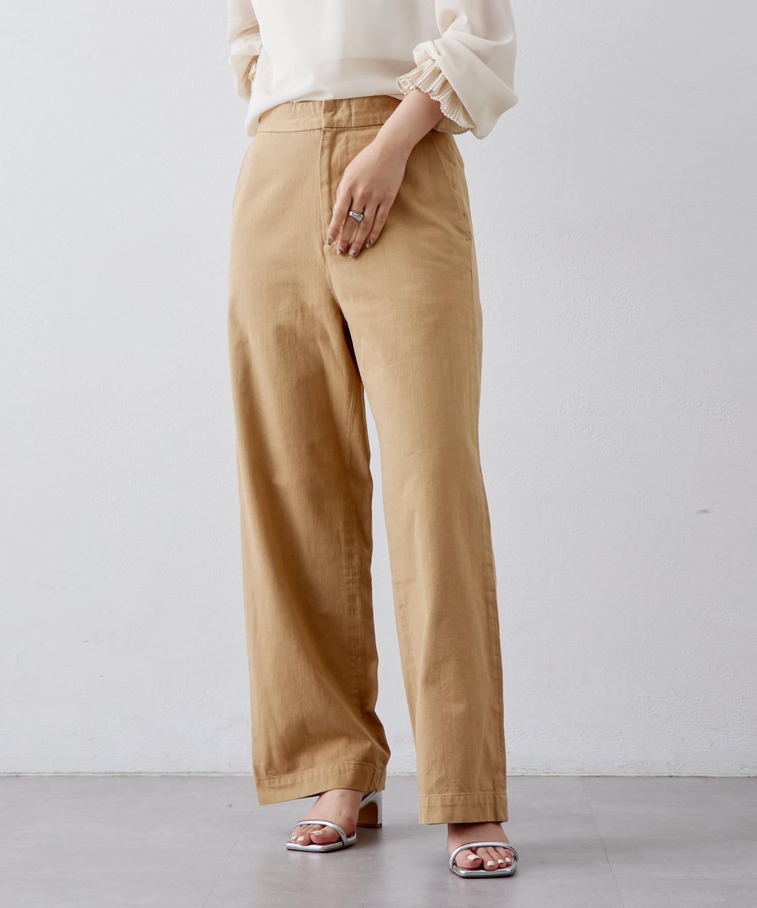 OUTLET(アウトレット) 【mystic】ai no de natsukawa チノパンツ