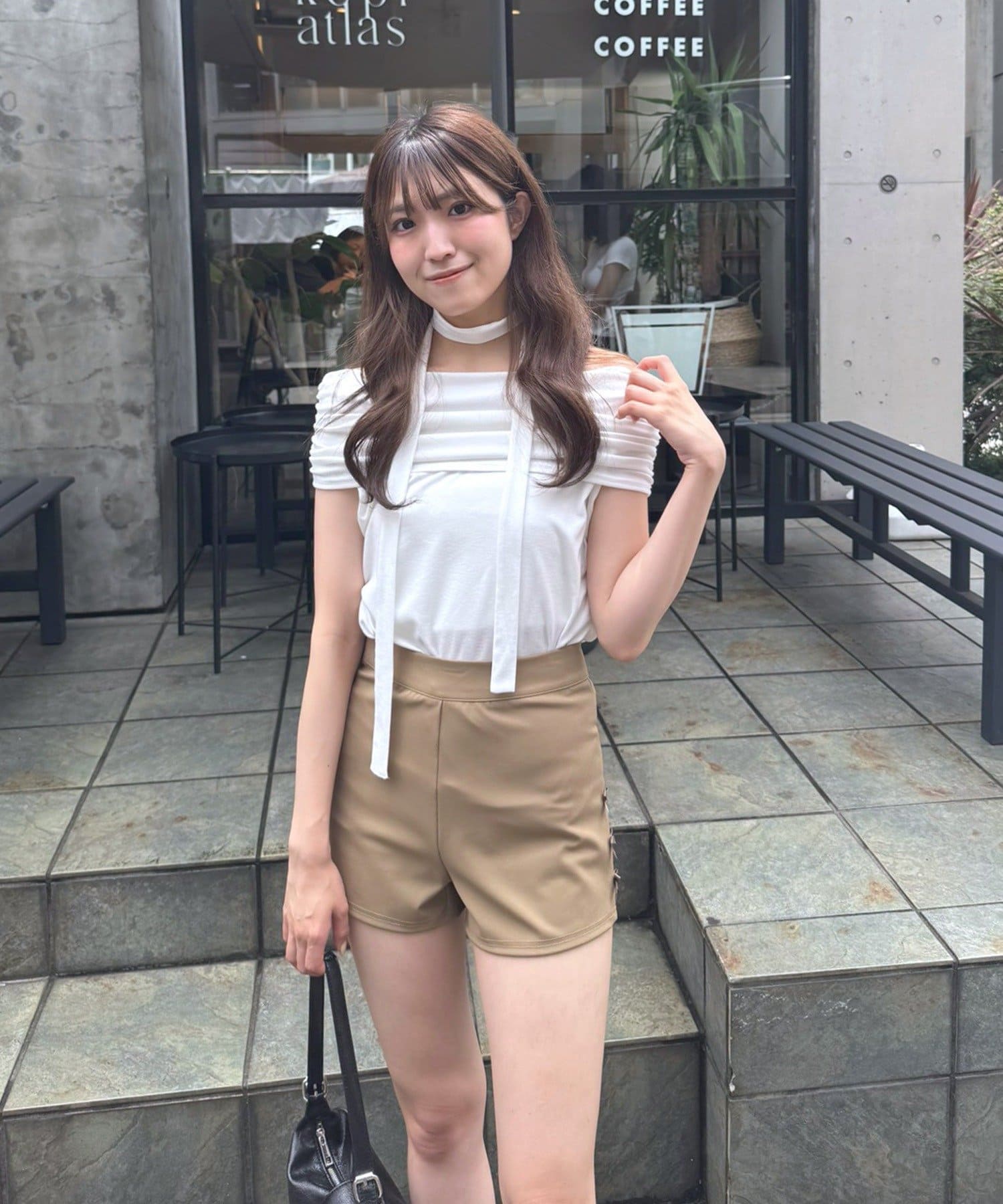 OUTLET(アウトレット) 【mline】リボンショートパンツ