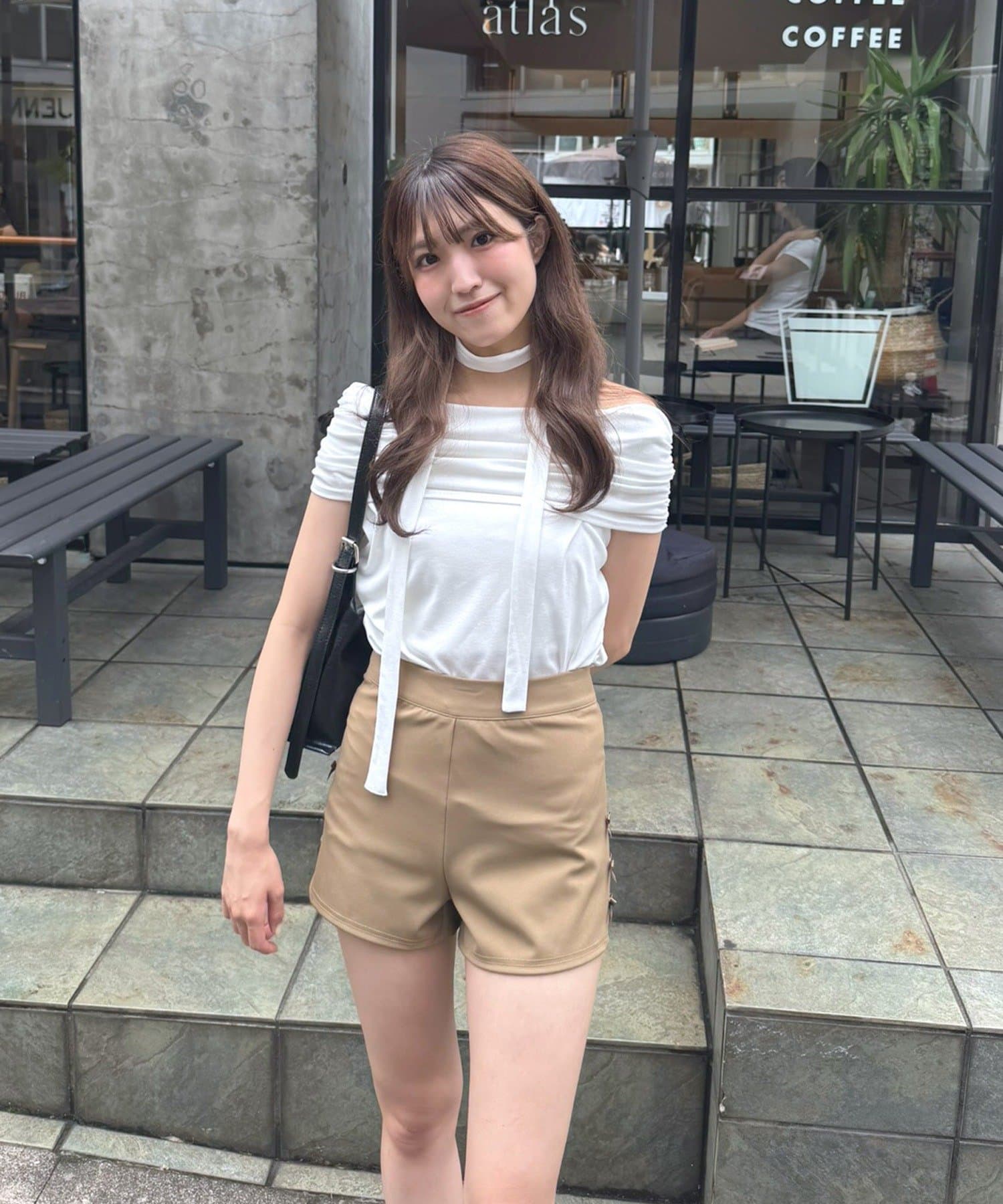 OUTLET(アウトレット) 【mline】リボンショートパンツ