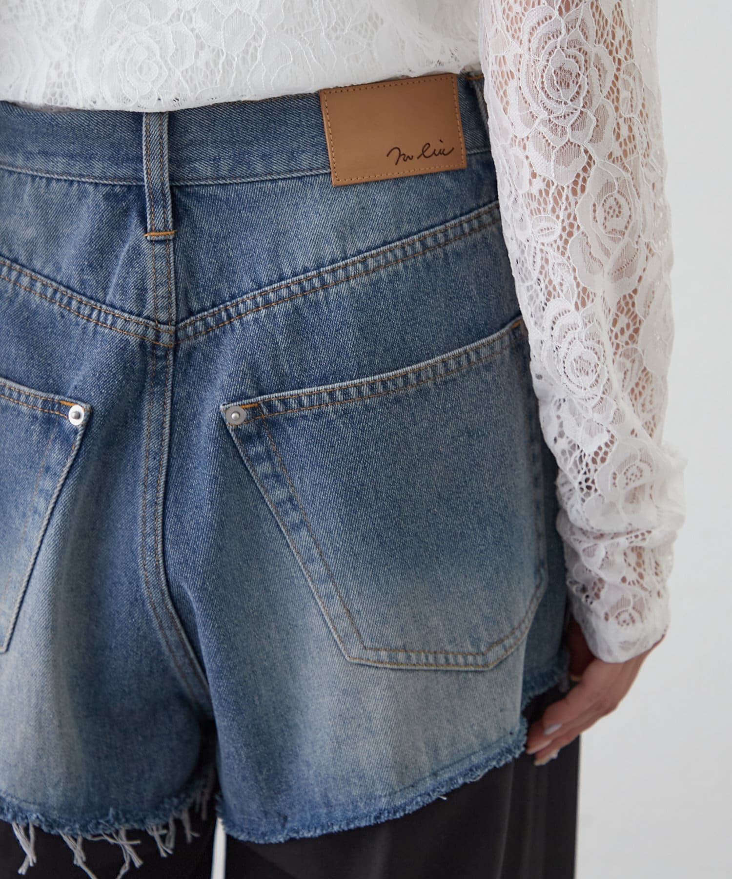 OUTLET(アウトレット) 【mline】レイヤードデニム