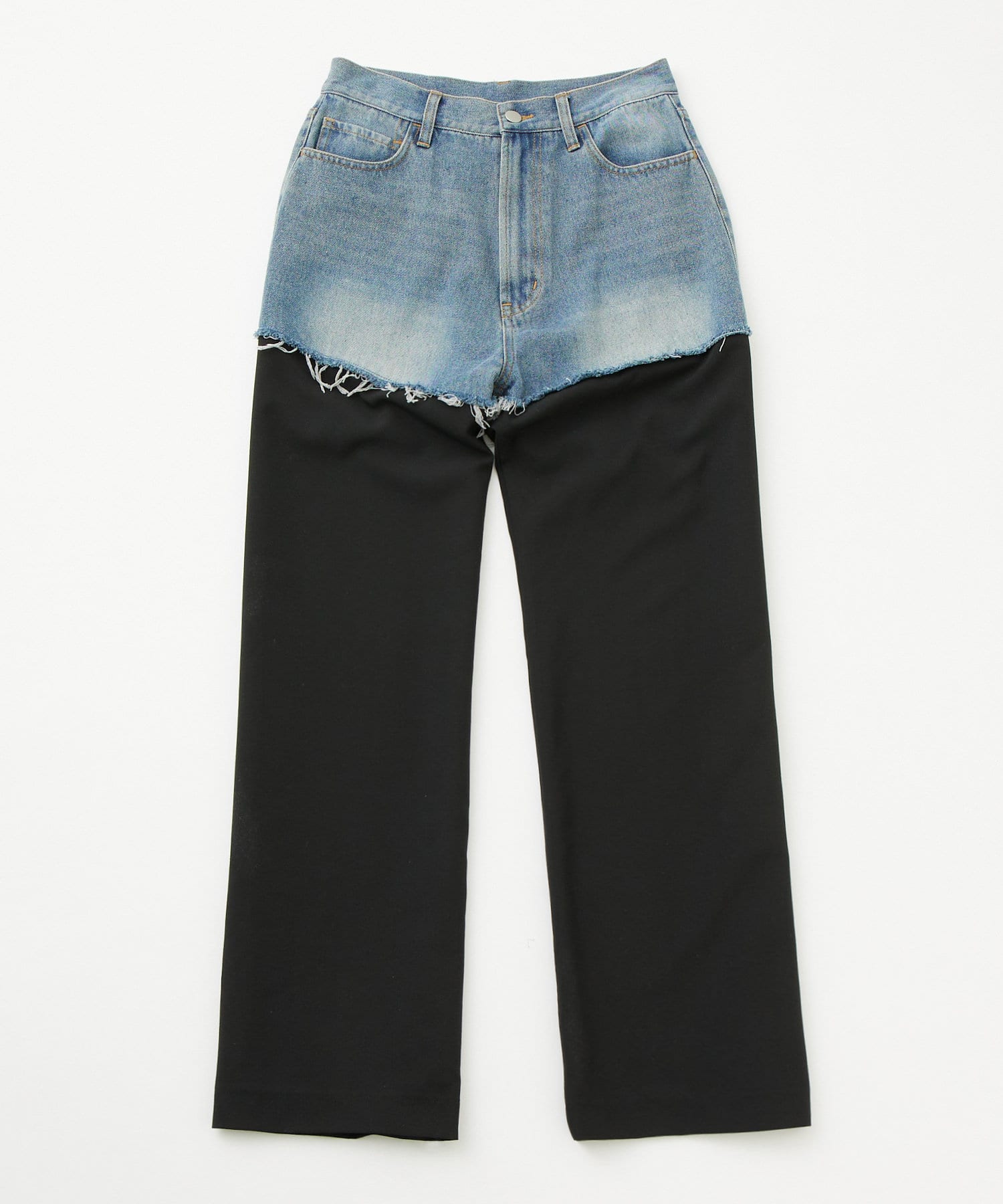 OUTLET(アウトレット) 【mline】レイヤードデニム