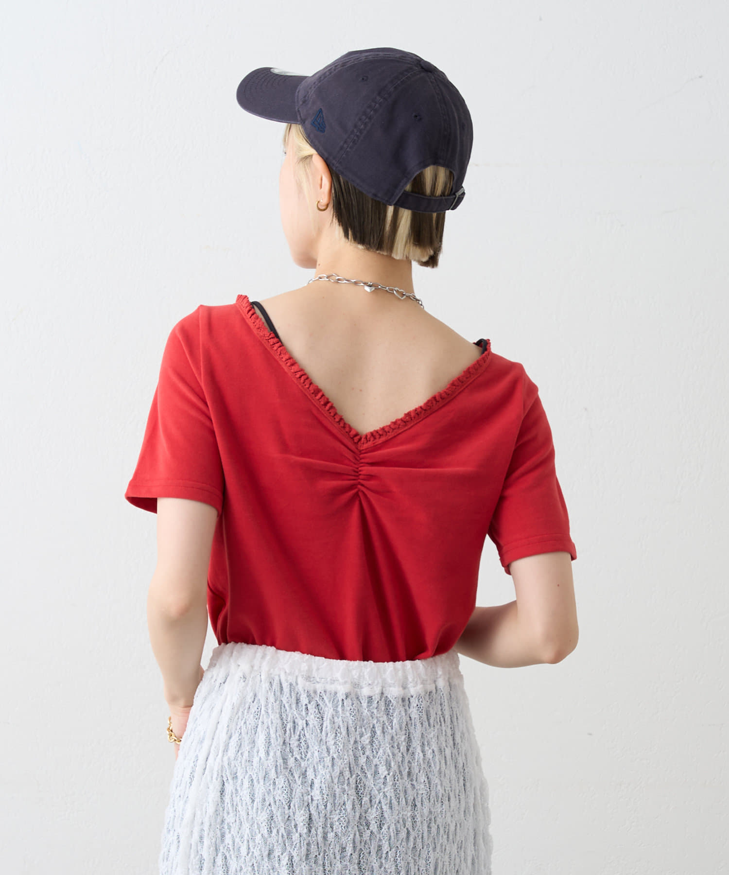 OUTLET(アウトレット) 【w closet】レーステープT